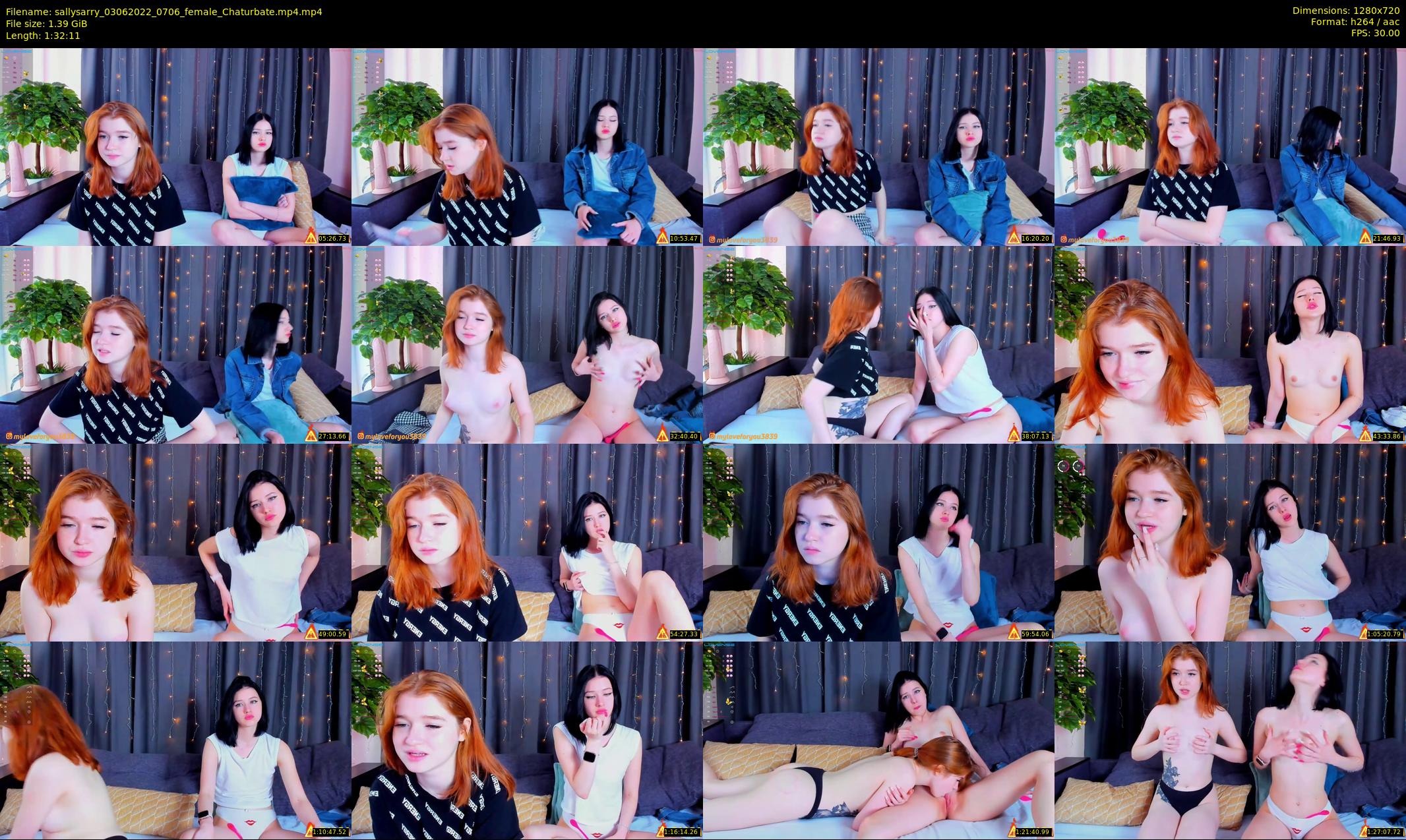 sallysarry — 93 minute Chaturbate couple cam show recording, 720p, Jun 3, 2022