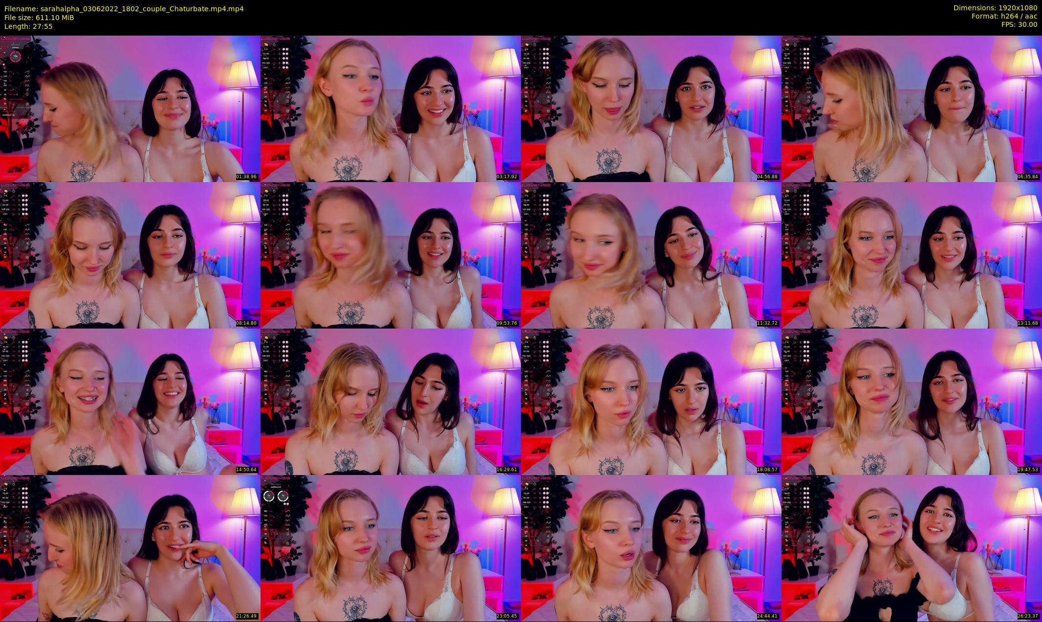sarahalpha — 28 minute Chaturbate couple cam show recording, 1080p, Jun 3, 2022