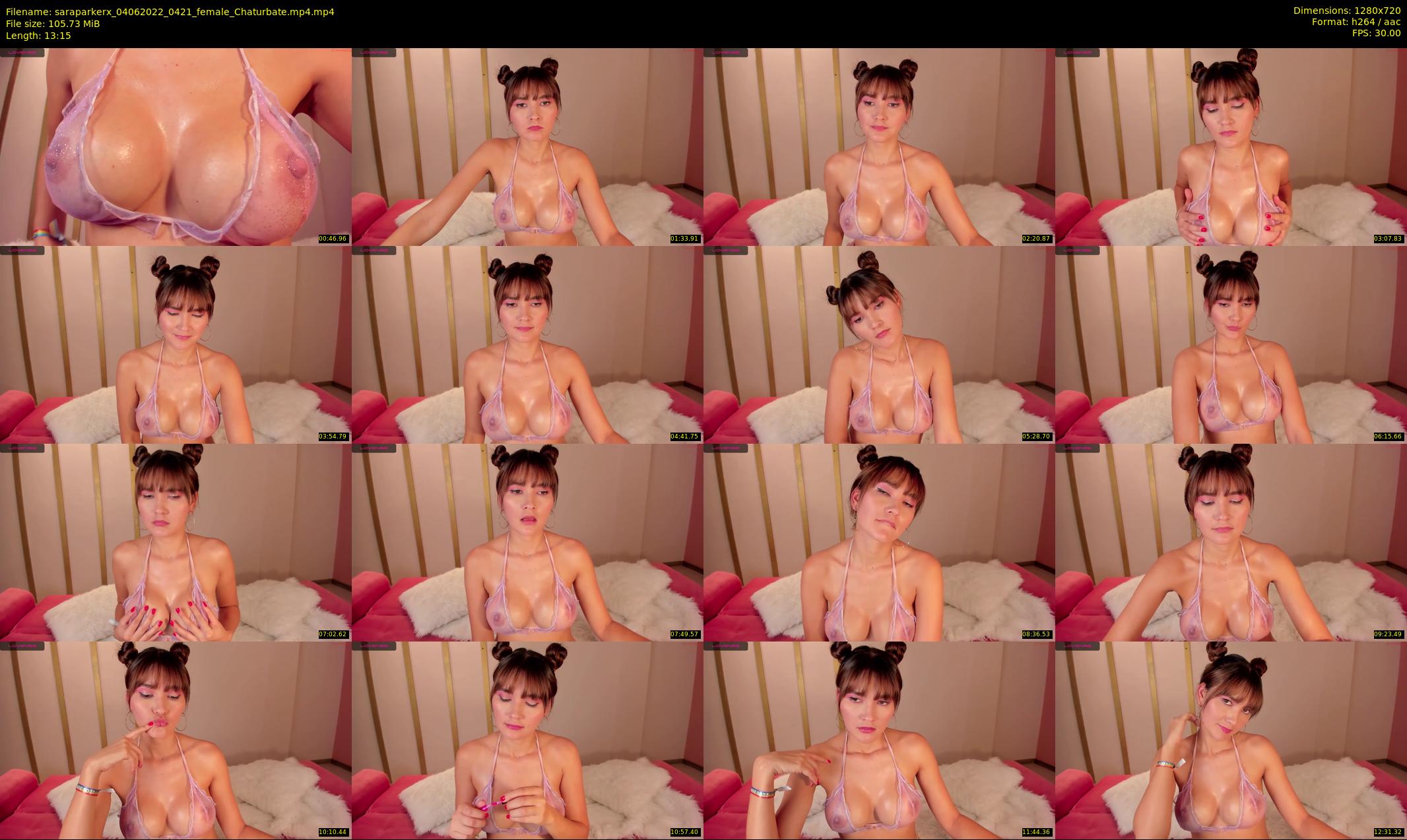 saraparkerx — 14 minute Chaturbate female cam show recording, 720p, Jun 4, 2022