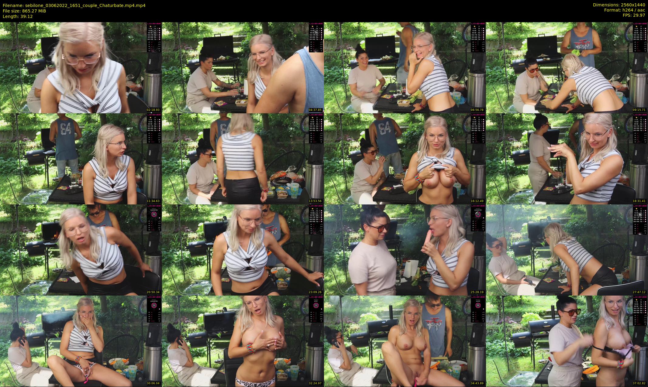 sebilone — 40 minute Chaturbate couple cam show recording, 1080p, Jun 3, 2022