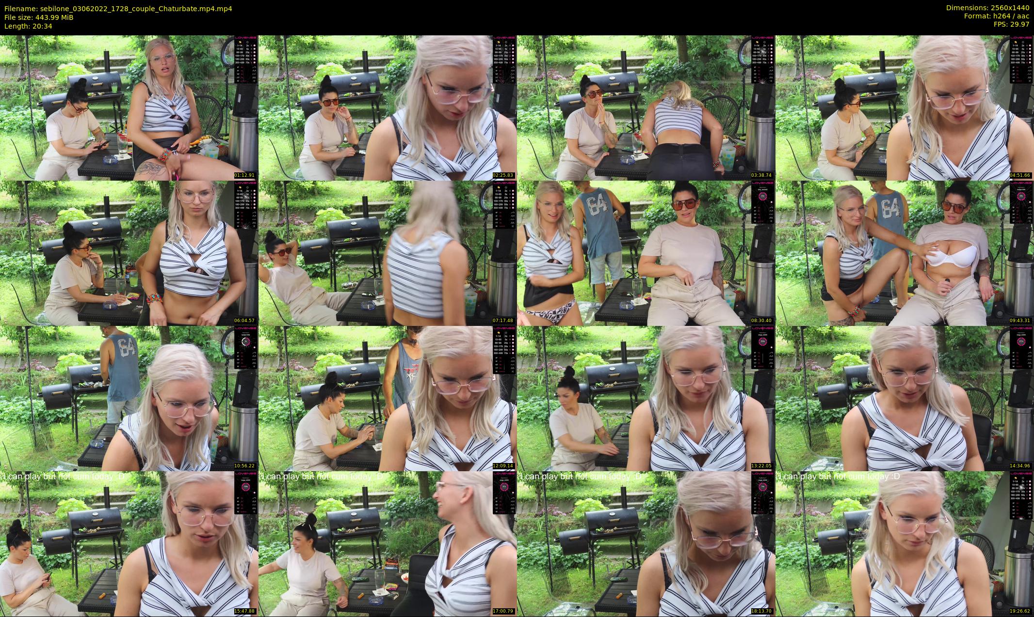 sebilone — 21 minute Chaturbate couple cam show recording, 1080p, Jun 3, 2022