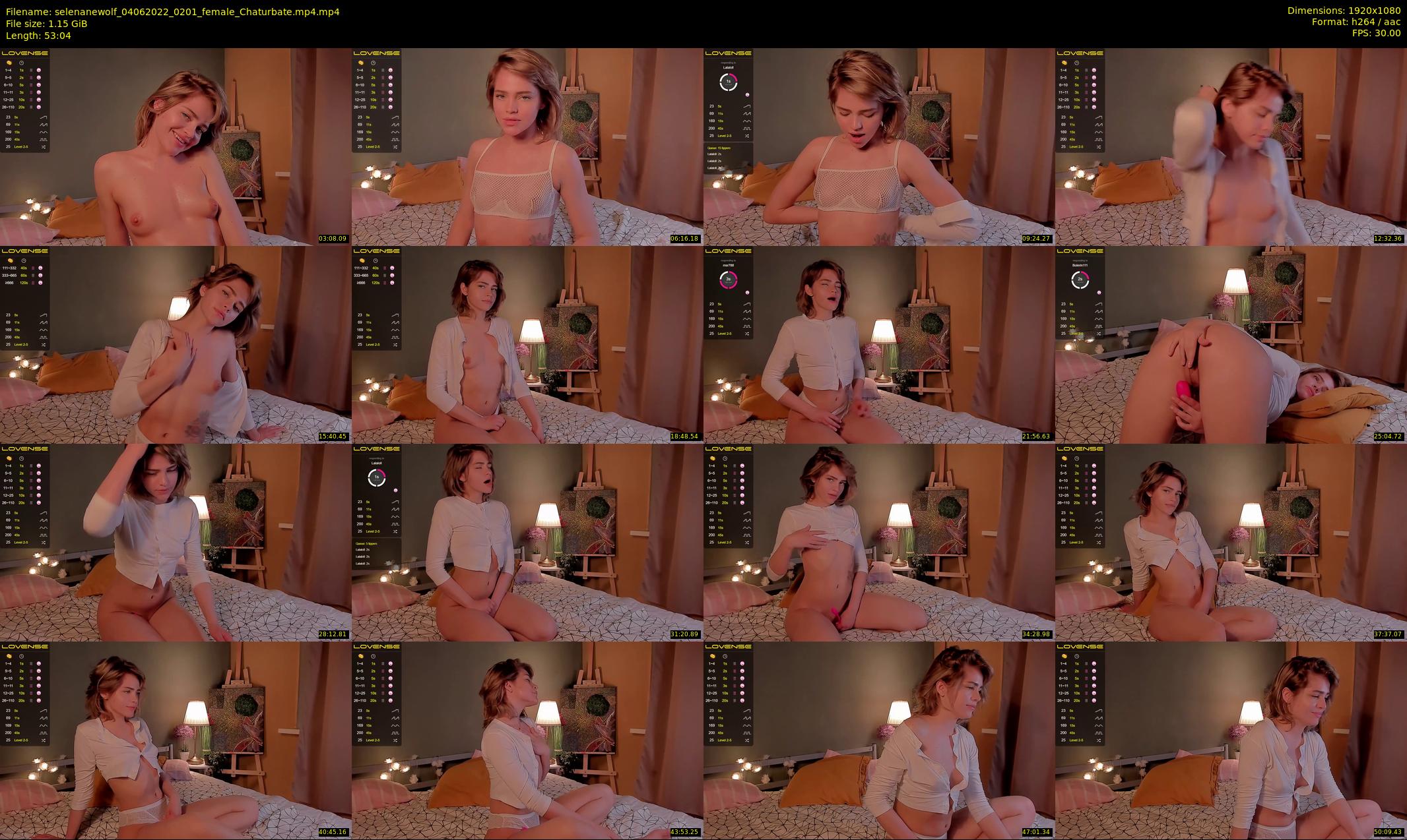 selenanewolf — 54 minute Chaturbate couple cam show recording, 1080p, Jun 4, 2022