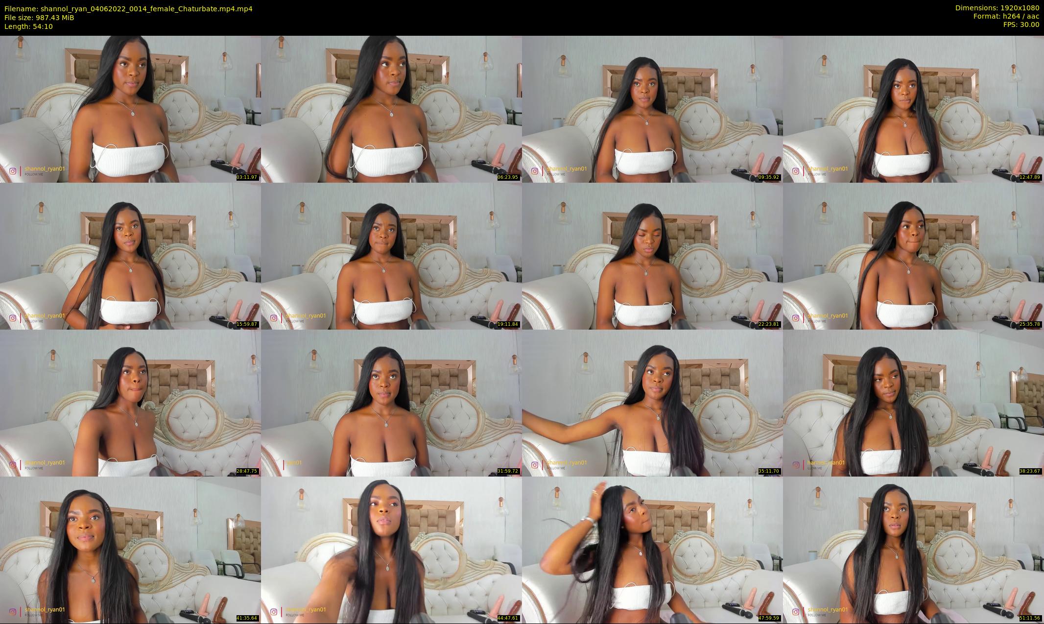 shannol_ryan — 55 minute Chaturbate female cam show recording, 1080p, Jun 4, 2022