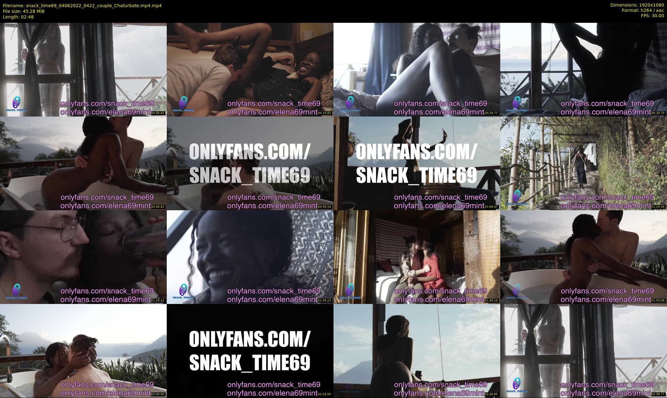 snack_time69 — 3 minute Chaturbate couple cam show recording, 1080p, Jun 4, 2022