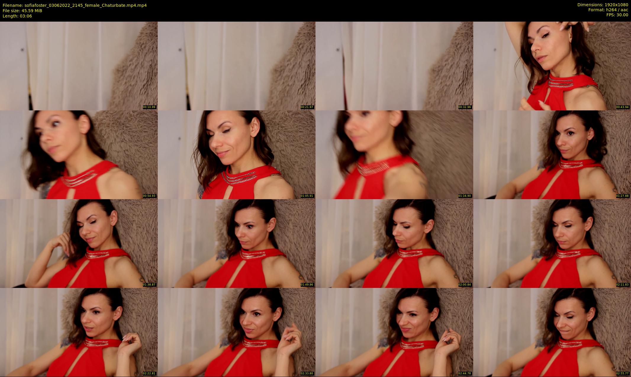 sofiafoster — 4 minute Chaturbate female cam show recording, 1080p, Jun 3, 2022
