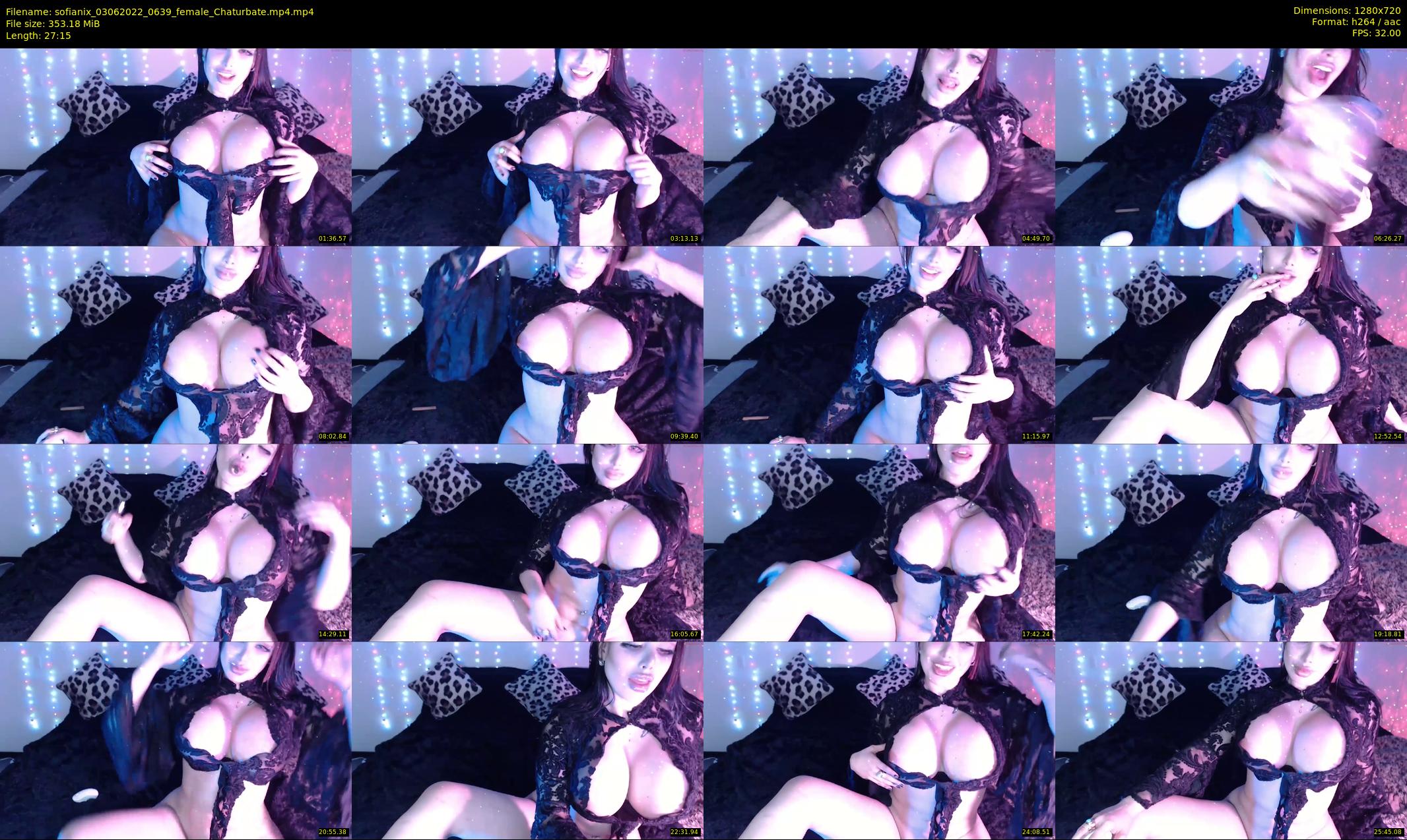 sofianix — 28 minute Chaturbate female cam show recording, 720p, Jun 3, 2022