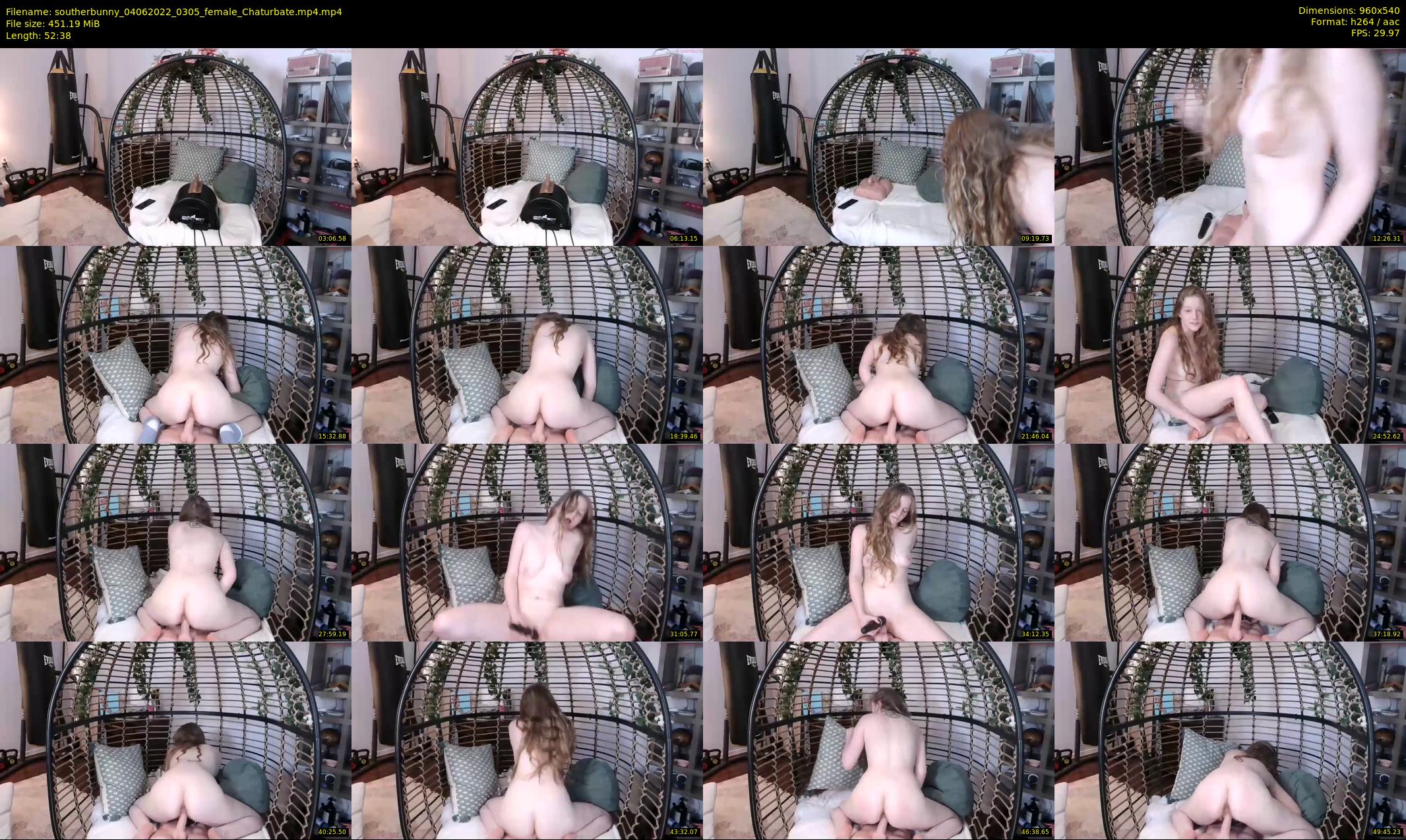 southerbunny — 53 minute Chaturbate female cam show recording, 480p, Jun 4, 2022