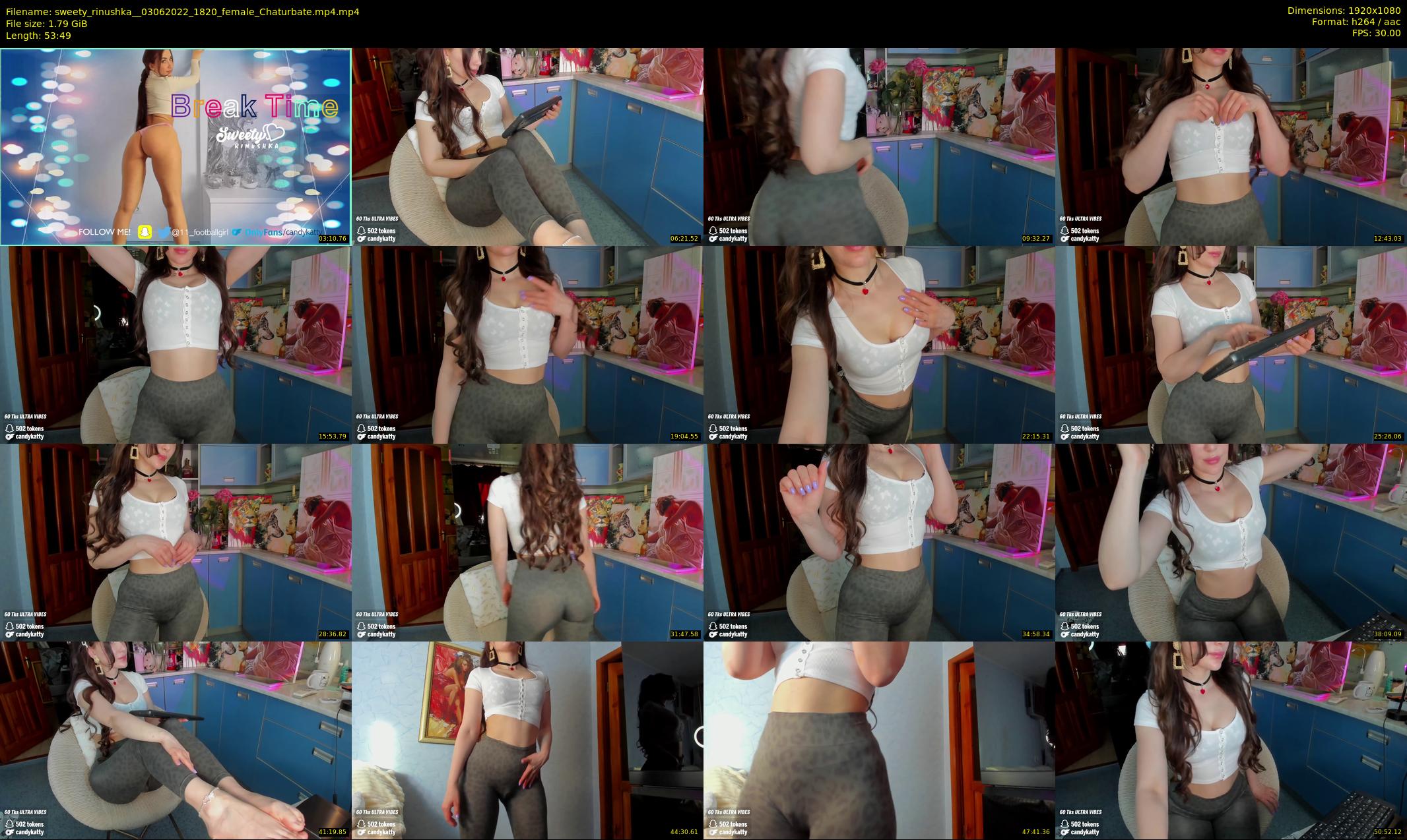 sweety_rinushka_ — 54 minute Chaturbate female cam show recording, 1080p, Jun 3, 2022