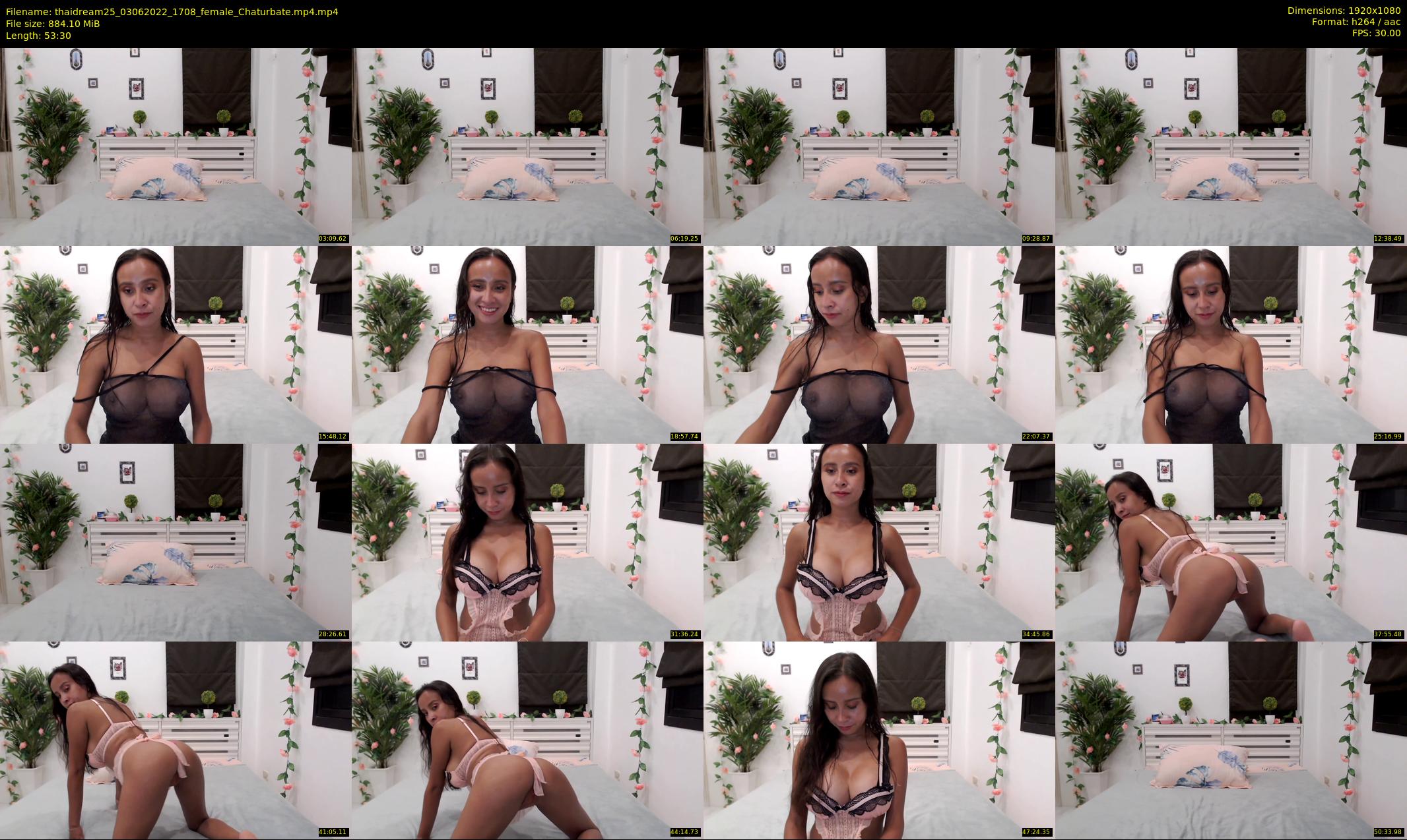 thaidream25 — 54 minute Chaturbate female cam show recording, 1080p, Jun 3, 2022