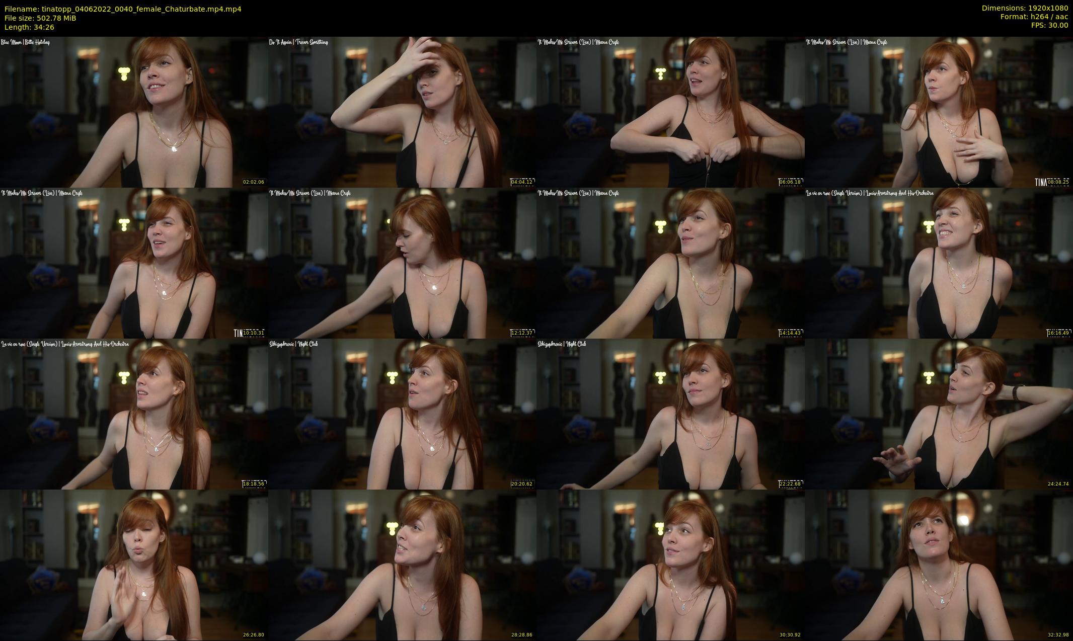 tinatopp — 35 minute Chaturbate female cam show recording, 1080p, Jun 4, 2022