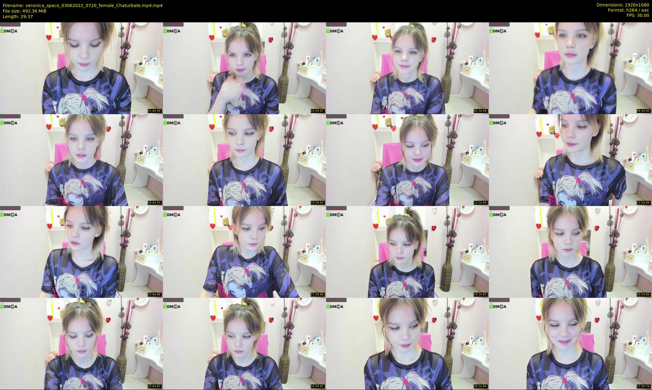 veronica_space — 30 minute Chaturbate female cam show recording, 1080p, Jun 3, 2022