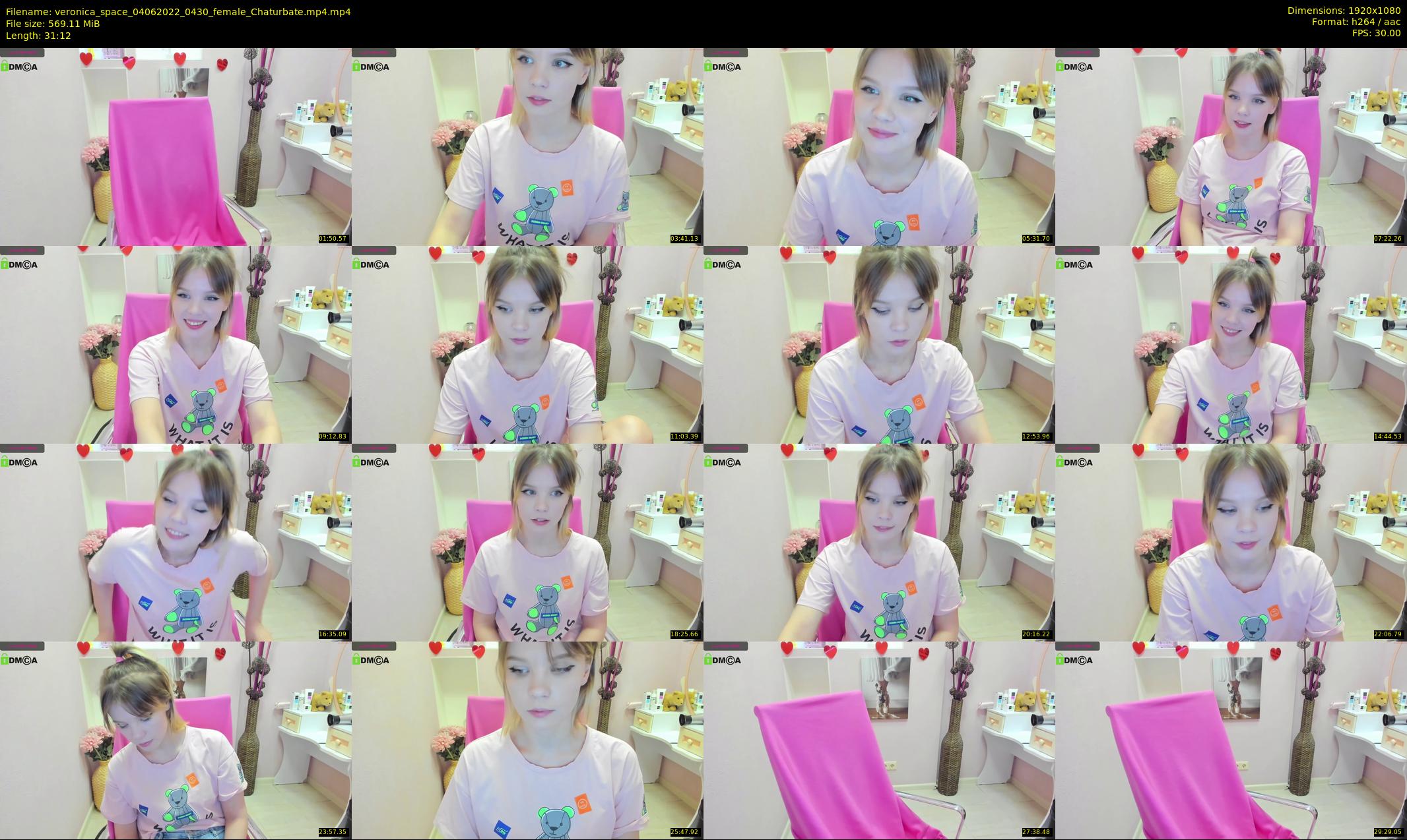 veronica_space — 32 minute Chaturbate female cam show recording, 1080p, Jun 4, 2022