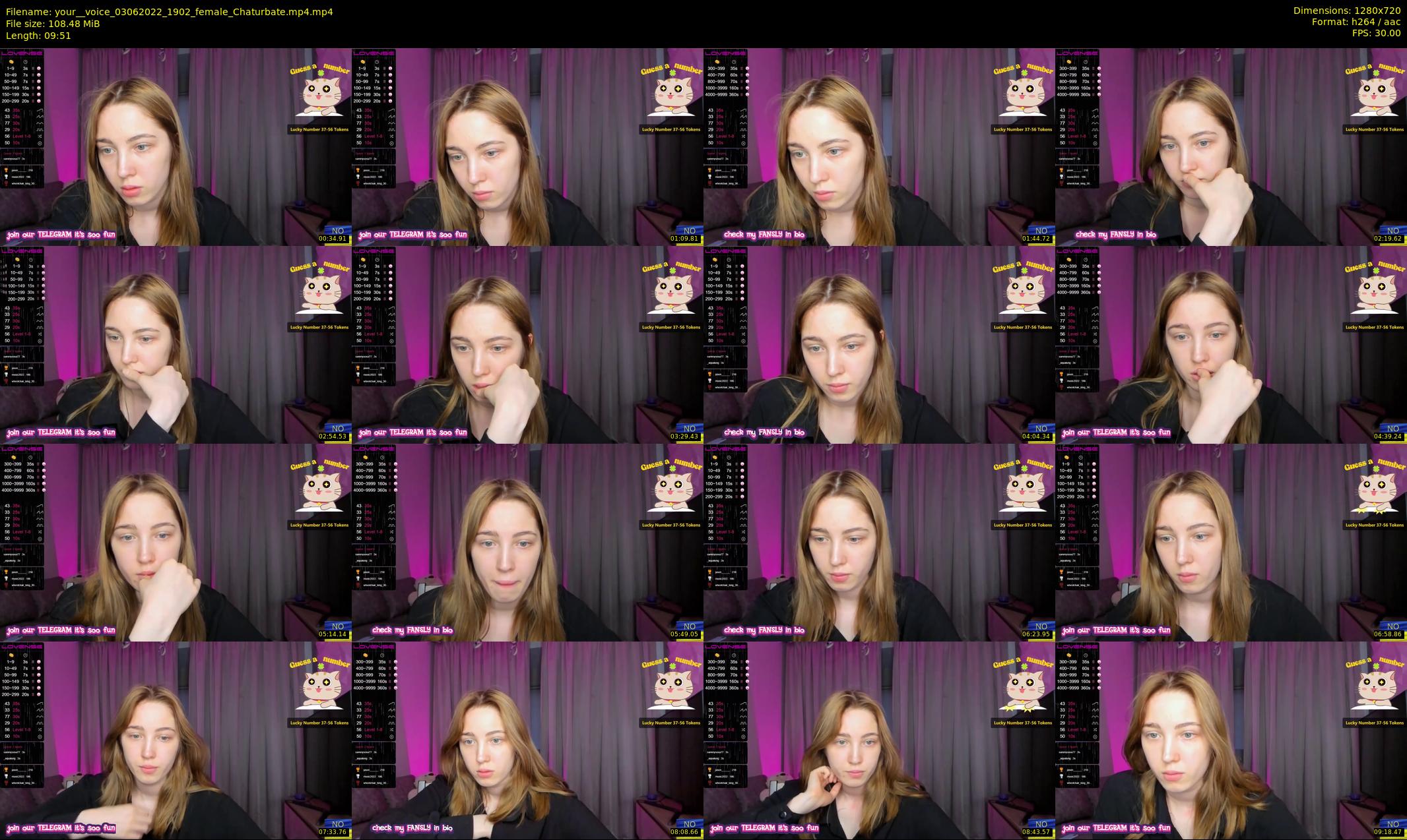 your__voice — 10 minute Chaturbate female cam show recording, 720p, Jun 3, 2022