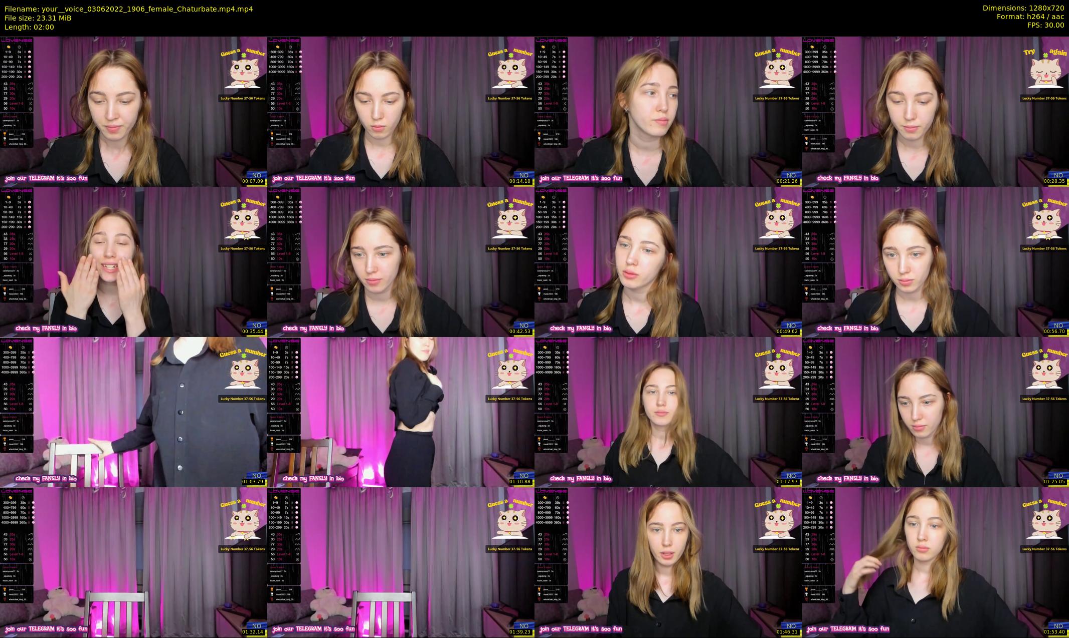 your__voice — 2 minute Chaturbate female cam show recording, 720p, Jun 3, 2022