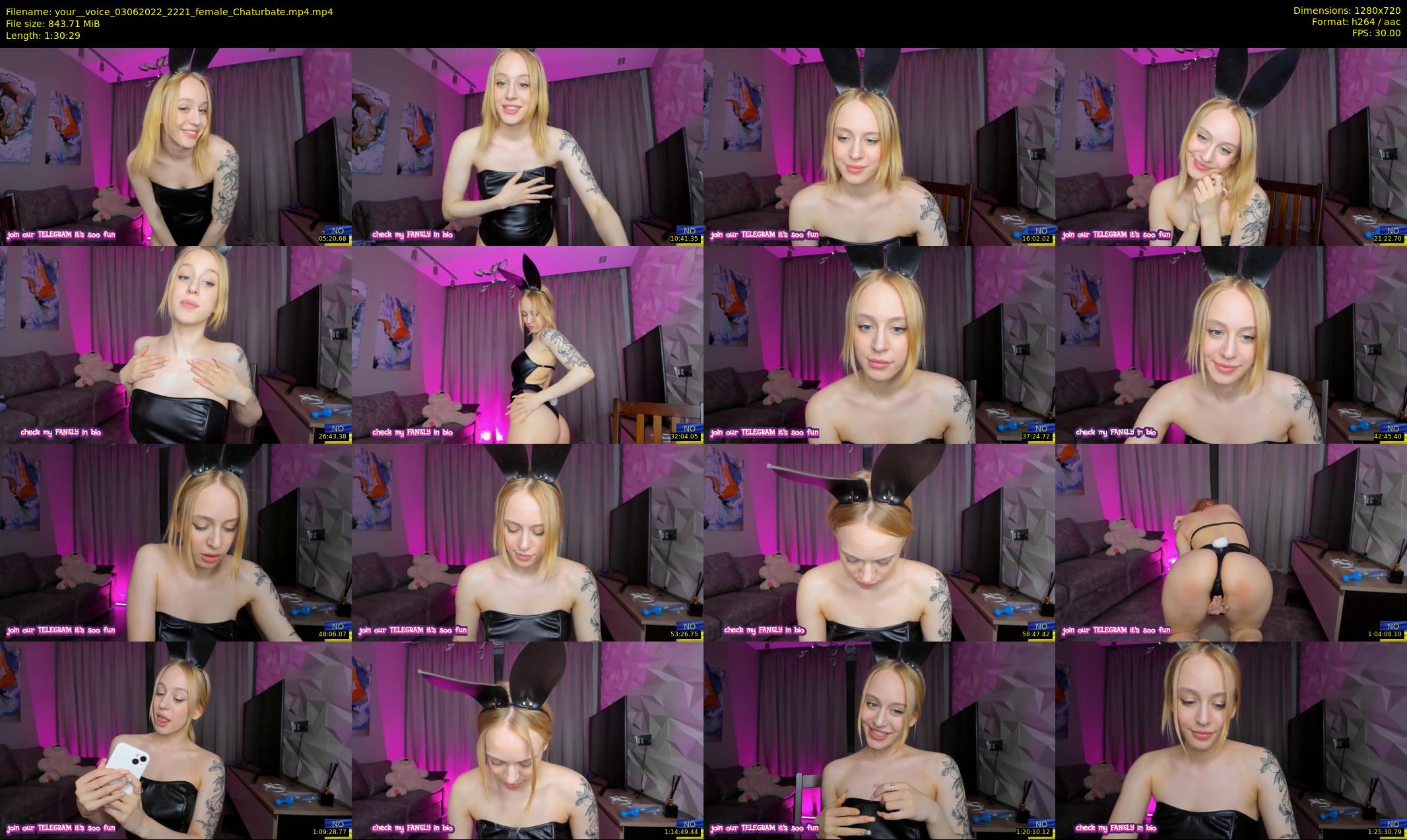 your__voice — 91 minute Chaturbate female cam show recording, 720p, Jun 3, 2022