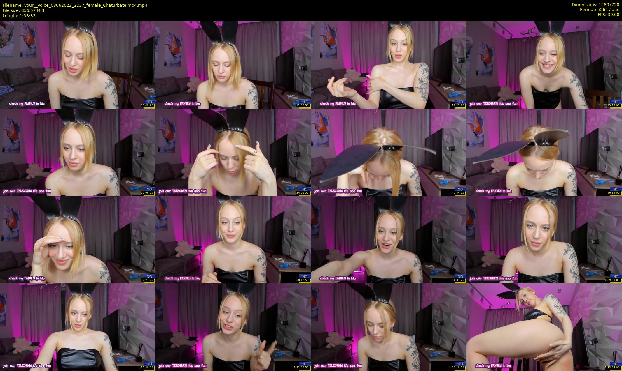your__voice — 99 minute Chaturbate female cam show recording, 720p, Jun 3, 2022