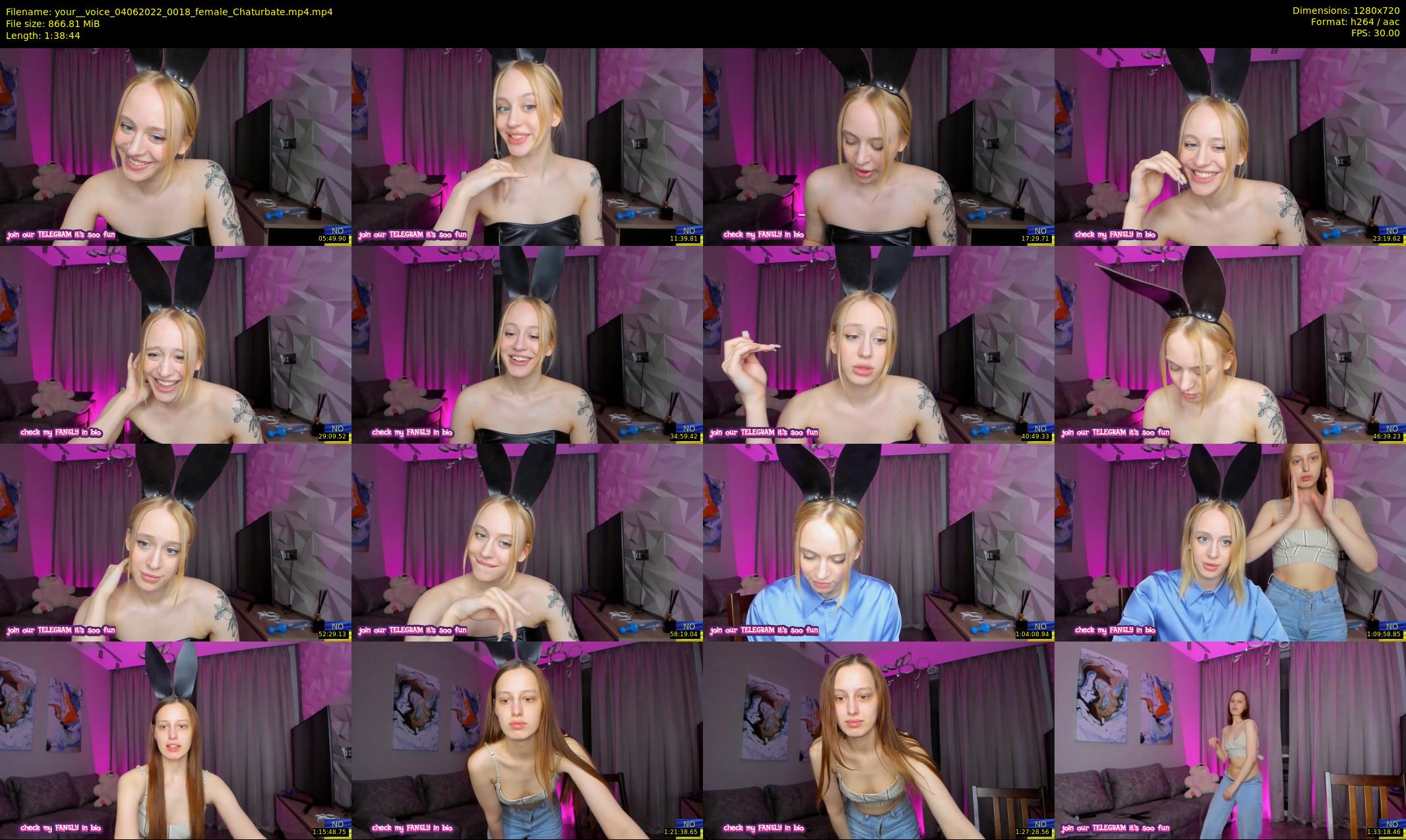 your__voice — 99 minute Chaturbate female cam show recording, 720p, Jun 4, 2022