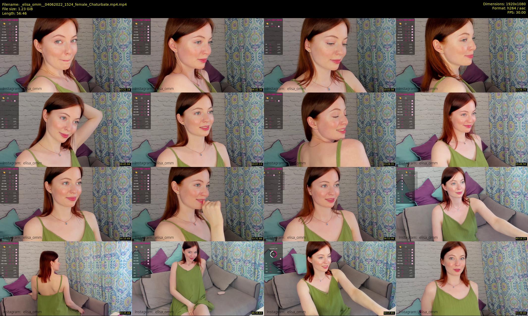 _elisa_omm_ — 57 minute Chaturbate female cam show recording, 1080p, Jun 4, 2022
