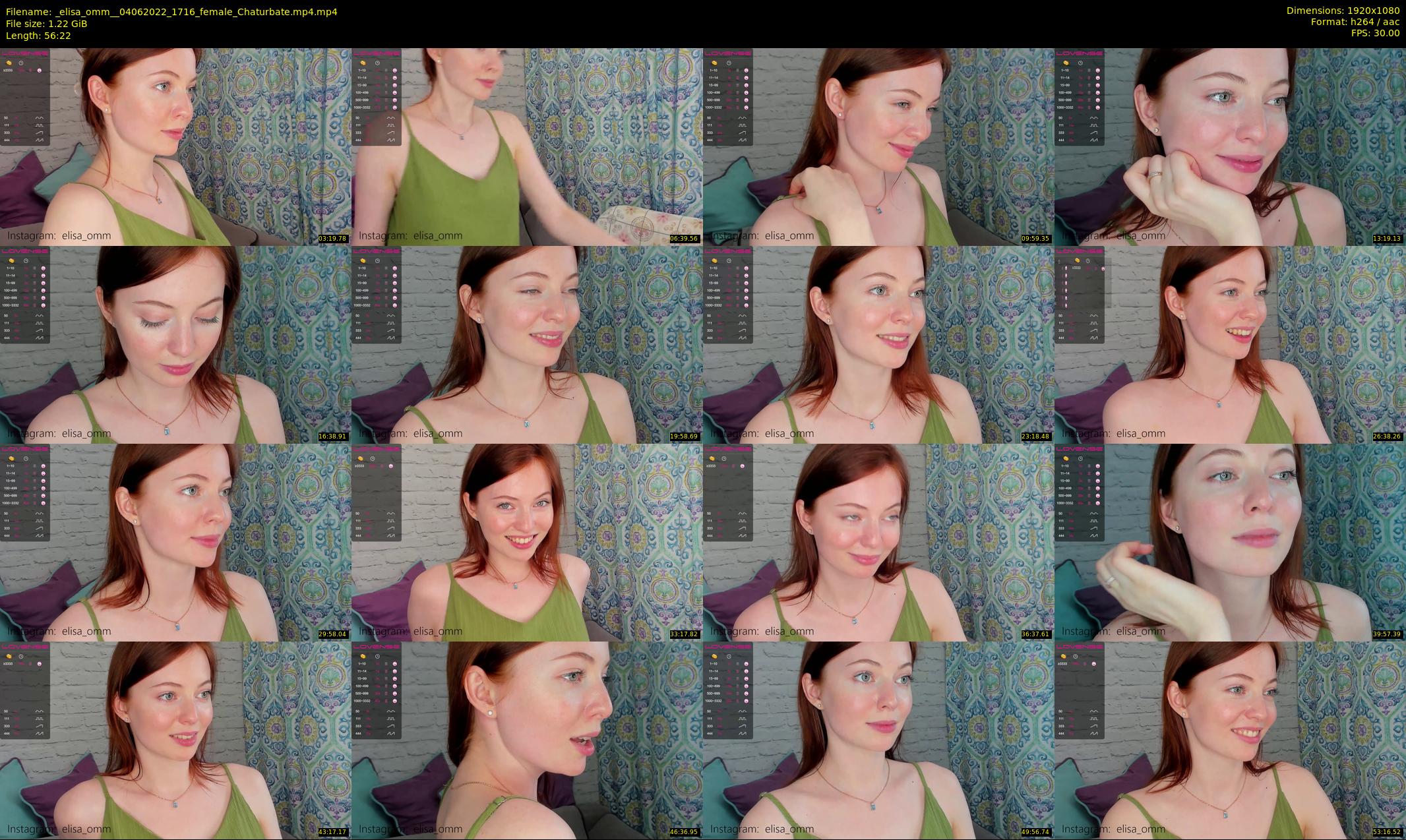 _elisa_omm_ — 57 minute Chaturbate female cam show recording, 1080p, Jun 4, 2022