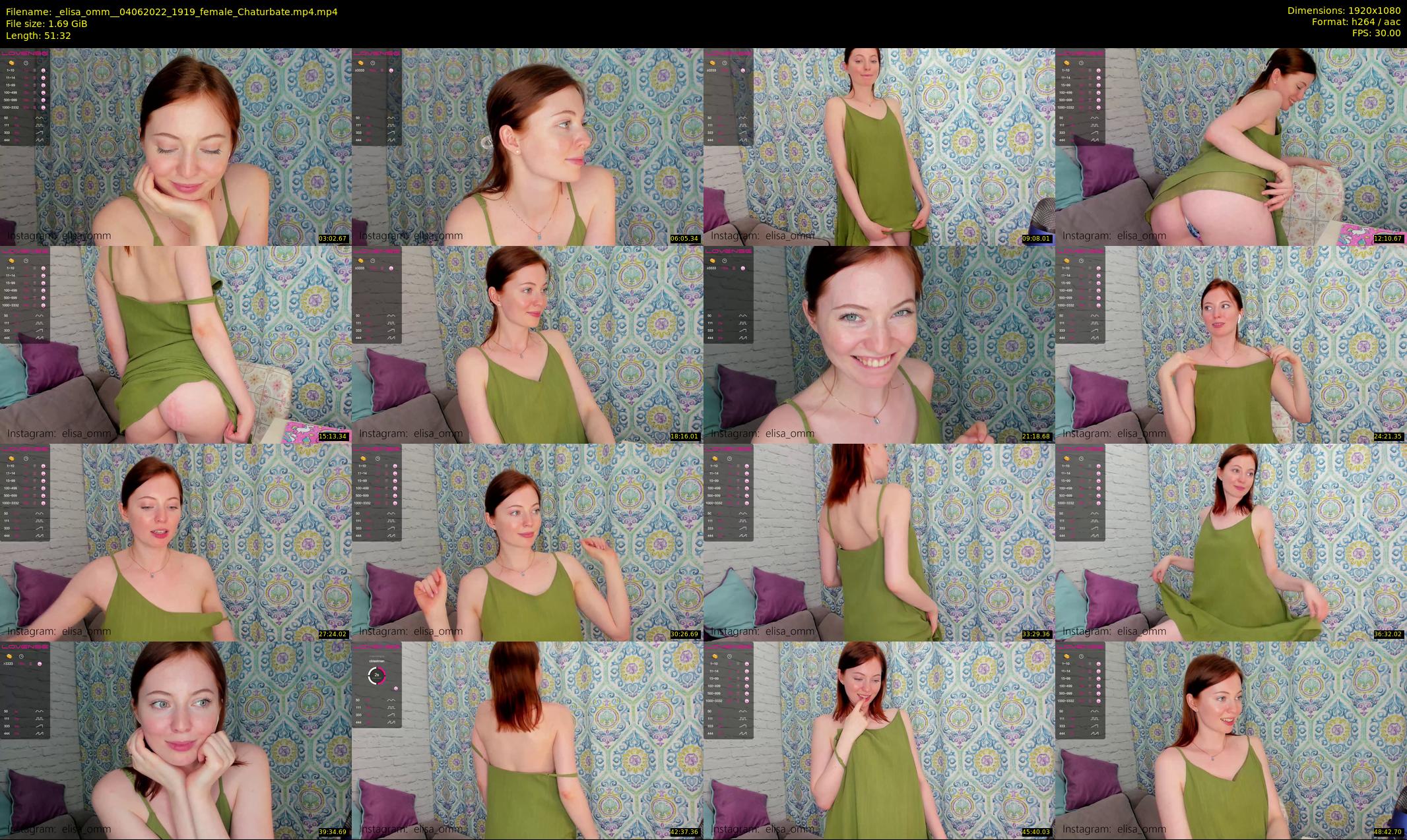 _elisa_omm_ — 52 minute Chaturbate female cam show recording, 1080p, Jun 4, 2022