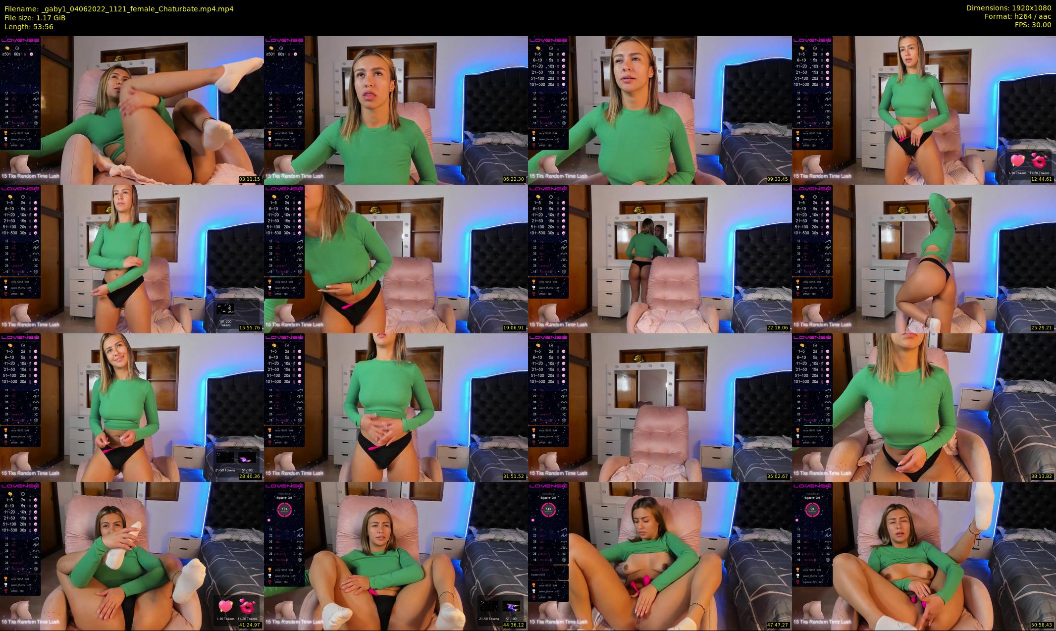 _gaby1 — 54 minute Chaturbate female cam show recording, 1080p, Jun 4, 2022