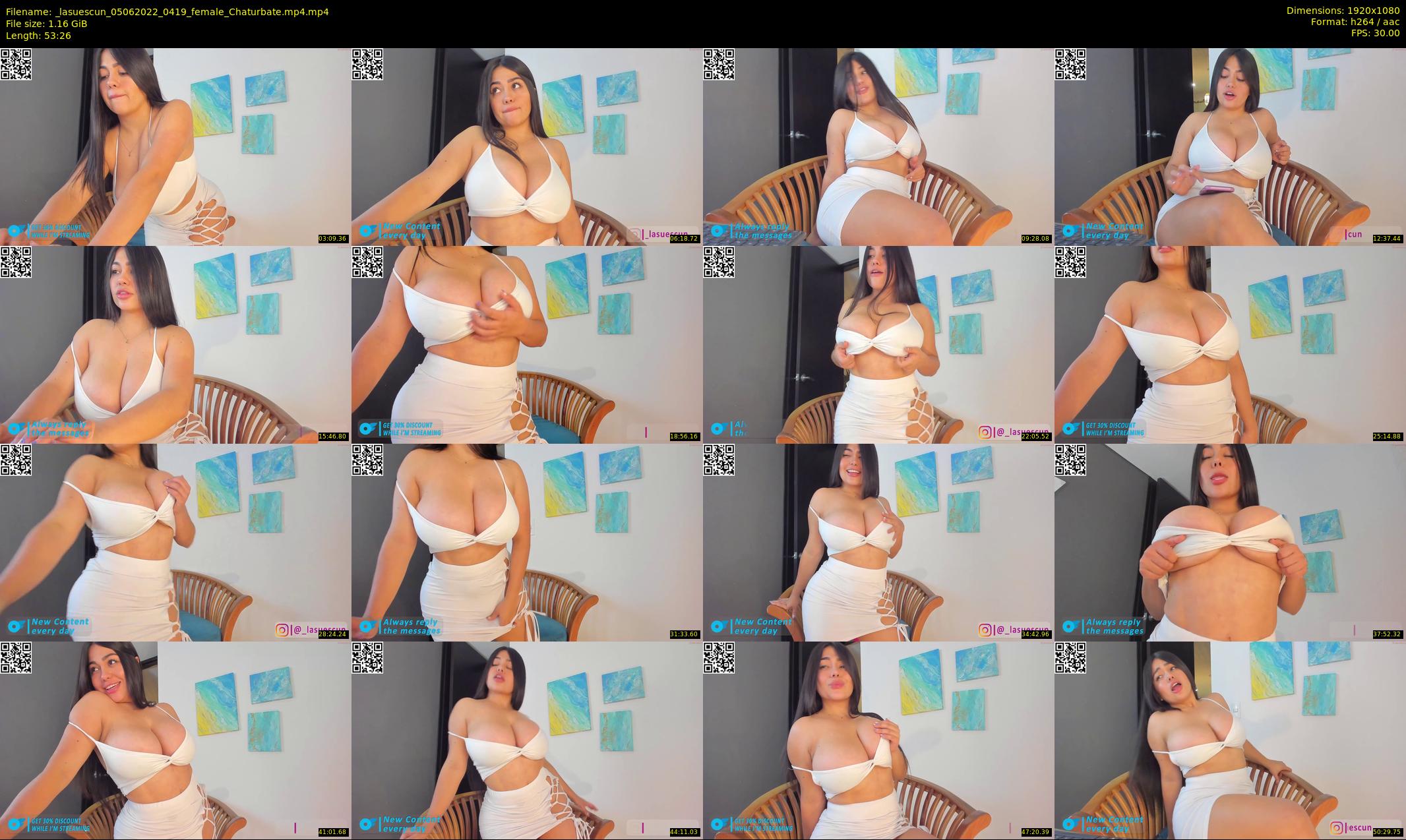 _lasuescun — 54 minute Chaturbate female cam show recording, 1080p, Jun 5, 2022