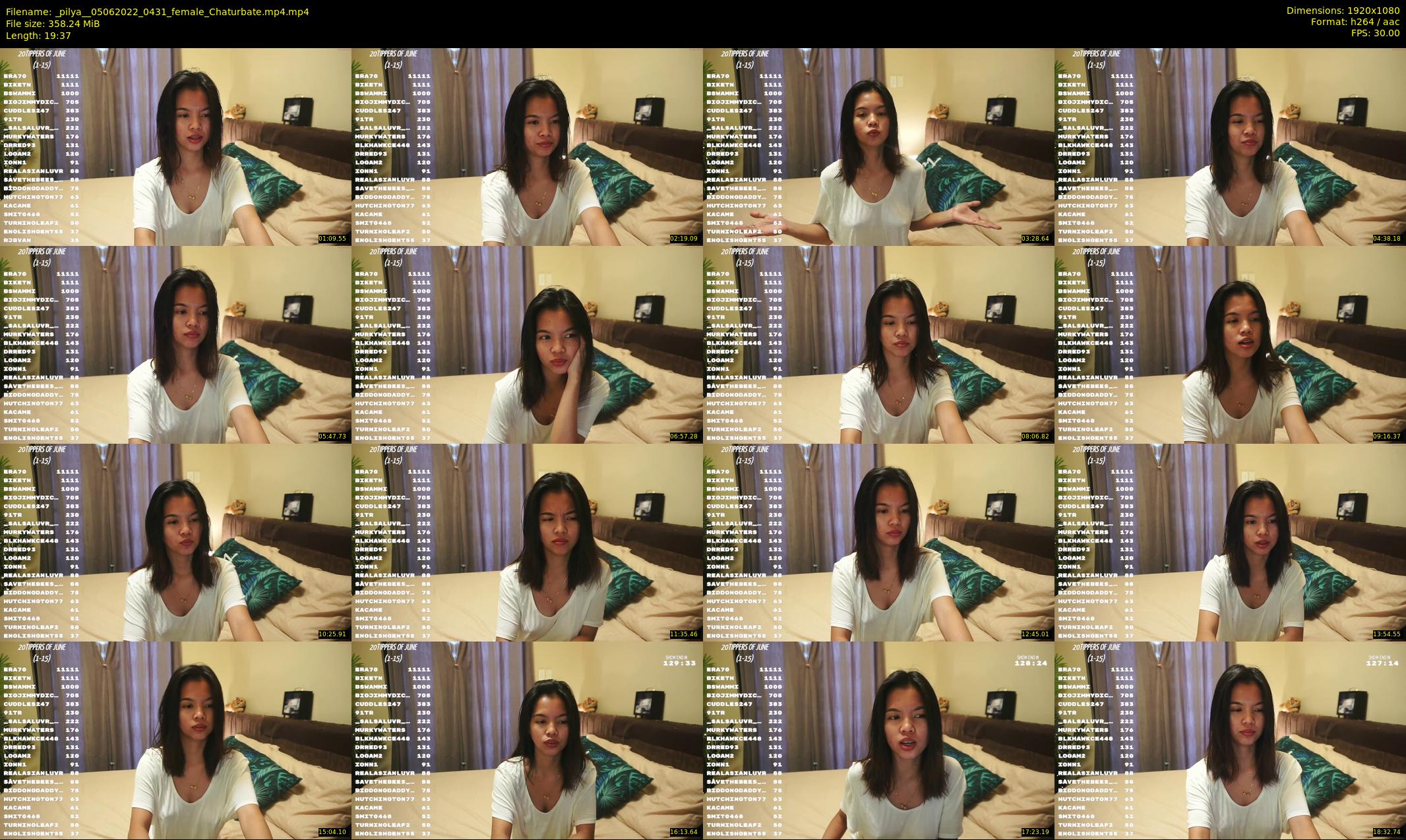 _pilya_ — 20 minute Chaturbate female cam show recording, 1080p, Jun 5, 2022