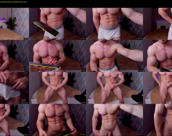 adam_muscle_ — 53 minute Chaturbate male cam show recording, 1080p, Jun 5, 2022