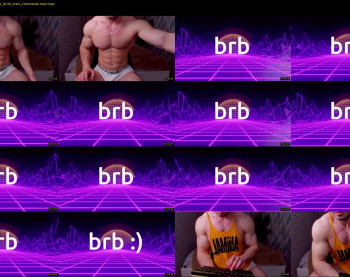 adam_muscle_ — 58 minute Chaturbate male cam show recording, 1080p, Jun 5, 2022