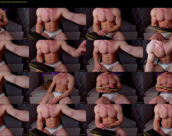 adam_muscle_ — 16 minute Chaturbate male cam show recording, 1080p, Jun 5, 2022