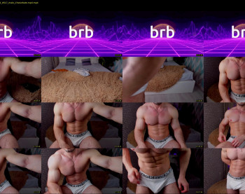 adam_muscle_ — 34 minute Chaturbate male cam show recording, 1080p, Jun 5, 2022