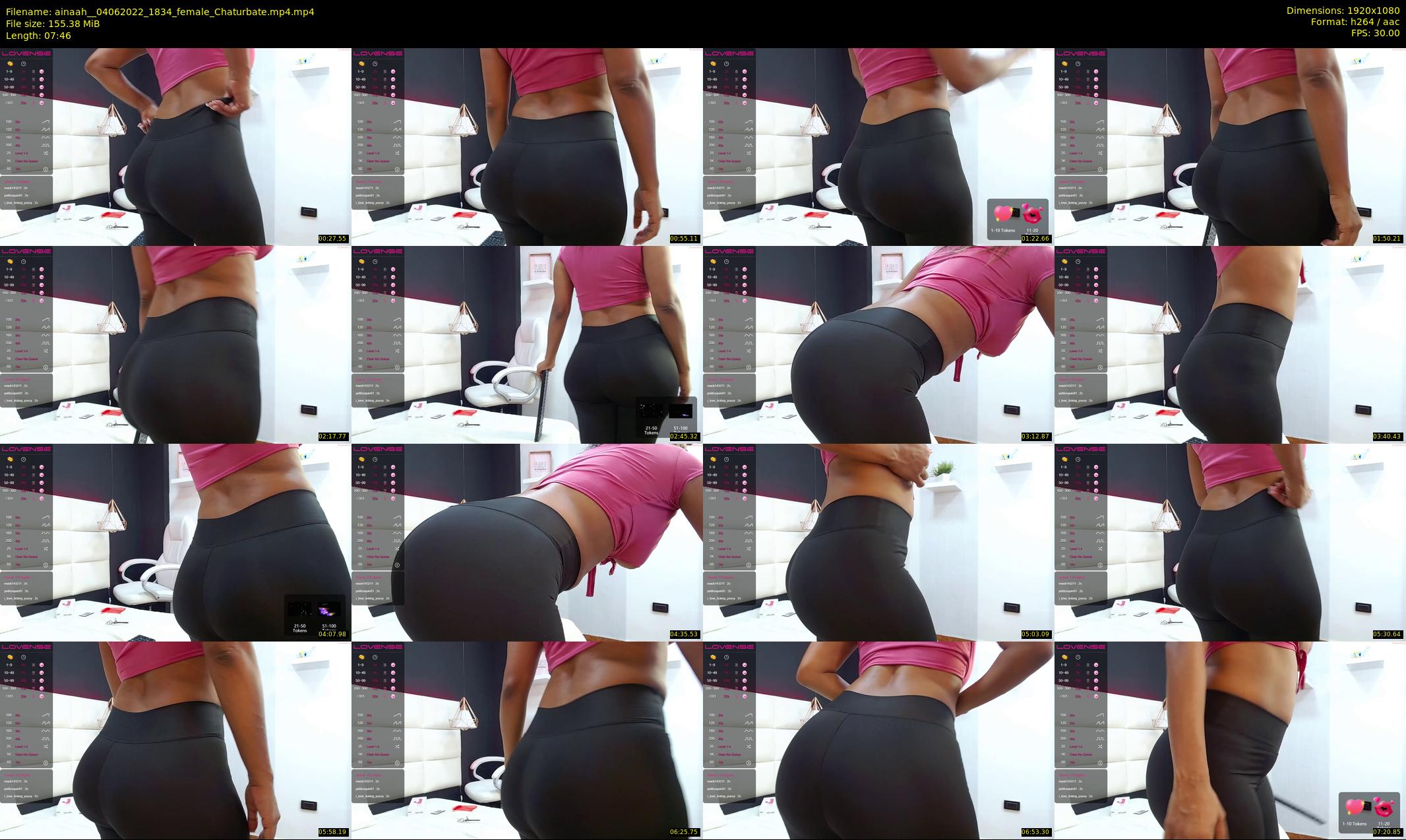 ainaah_ — 8 minute Chaturbate female cam show recording, 1080p, Jun 4, 2022