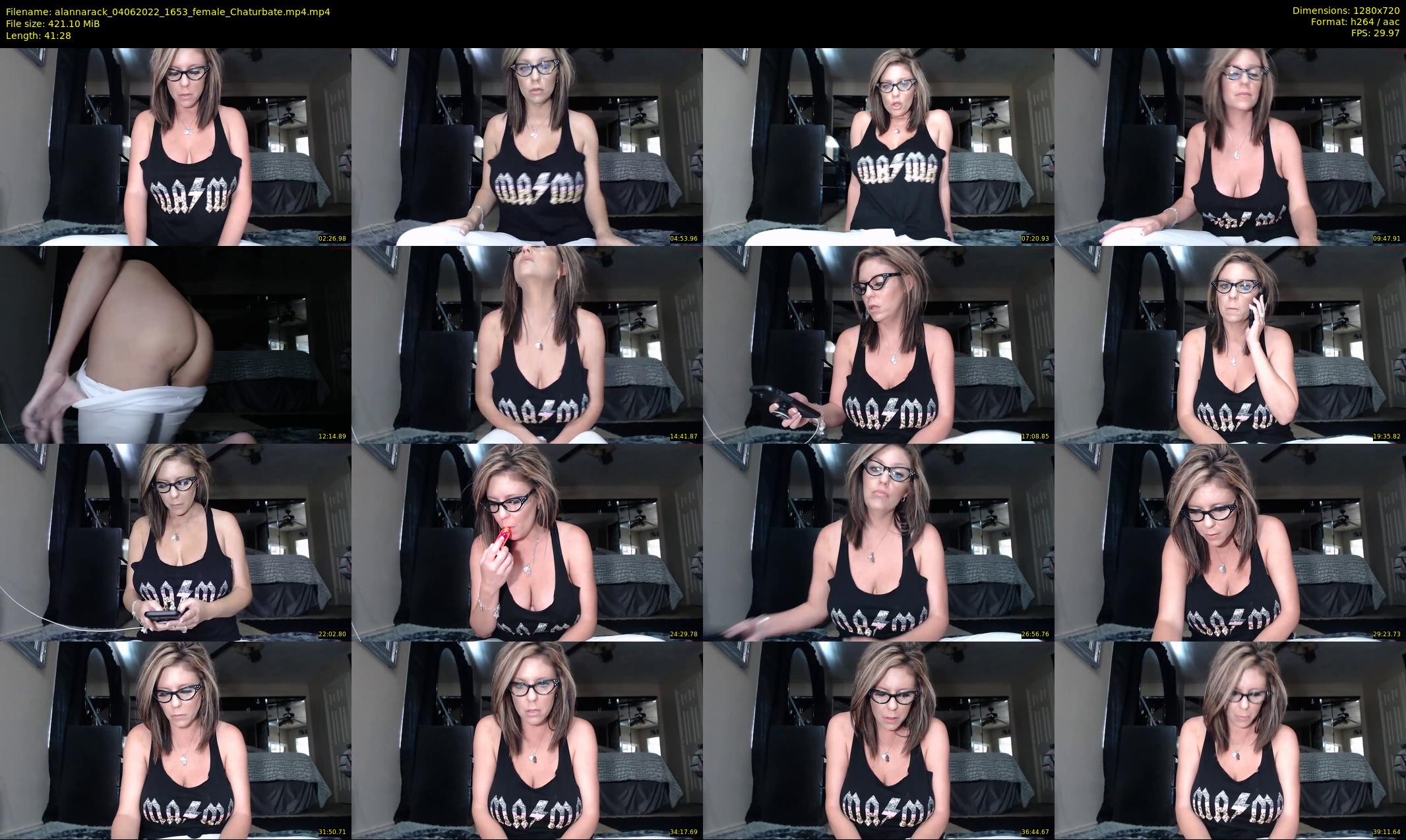 alannarack — 42 minute Chaturbate female cam show recording, 720p, Jun 4, 2022