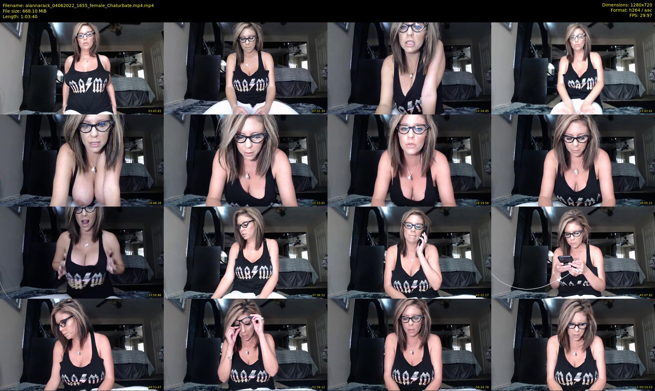 alannarack — 64 minute Chaturbate female cam show recording, 720p, Jun 4, 2022