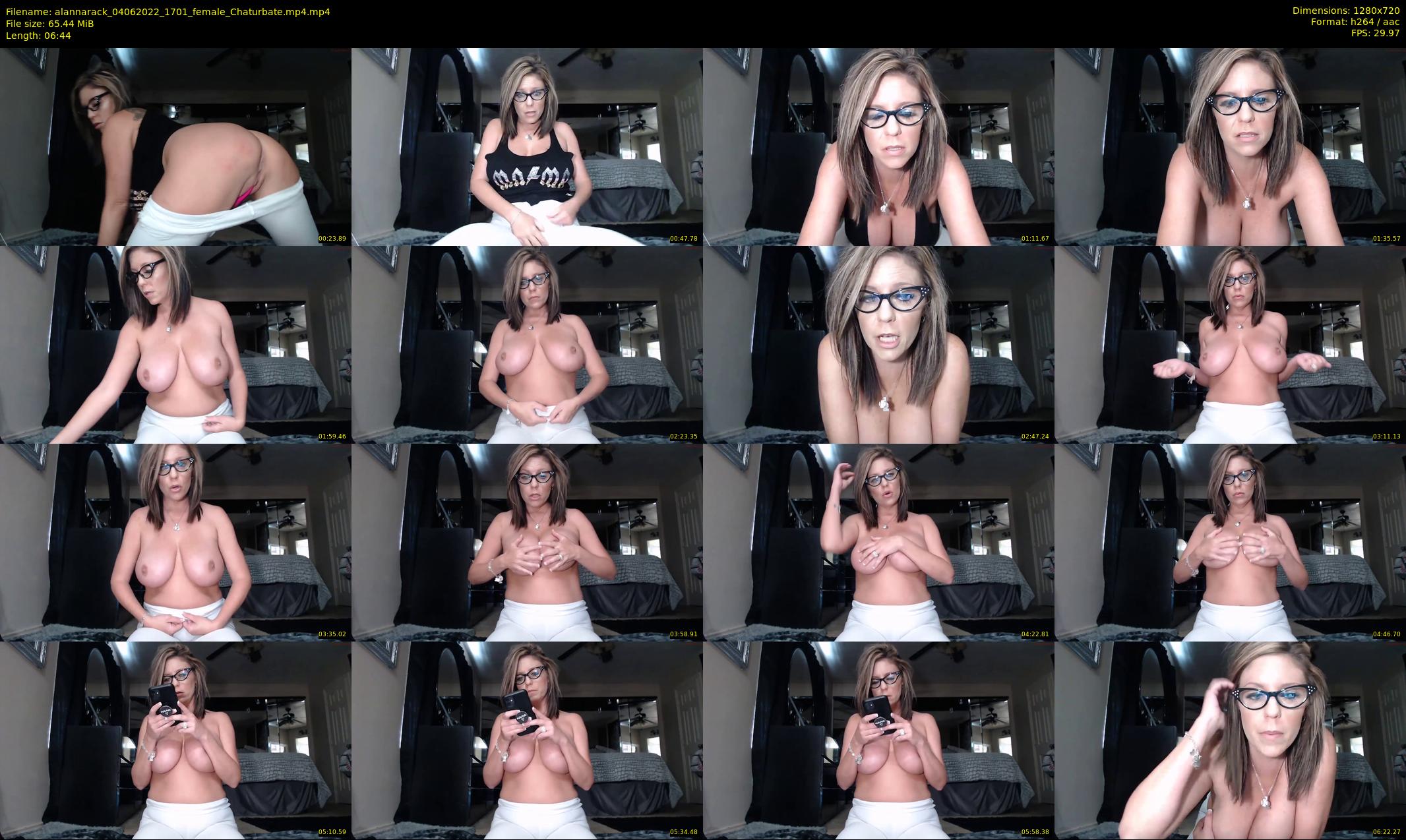 alannarack — 7 minute Chaturbate female cam show recording, 720p, Jun 4, 2022