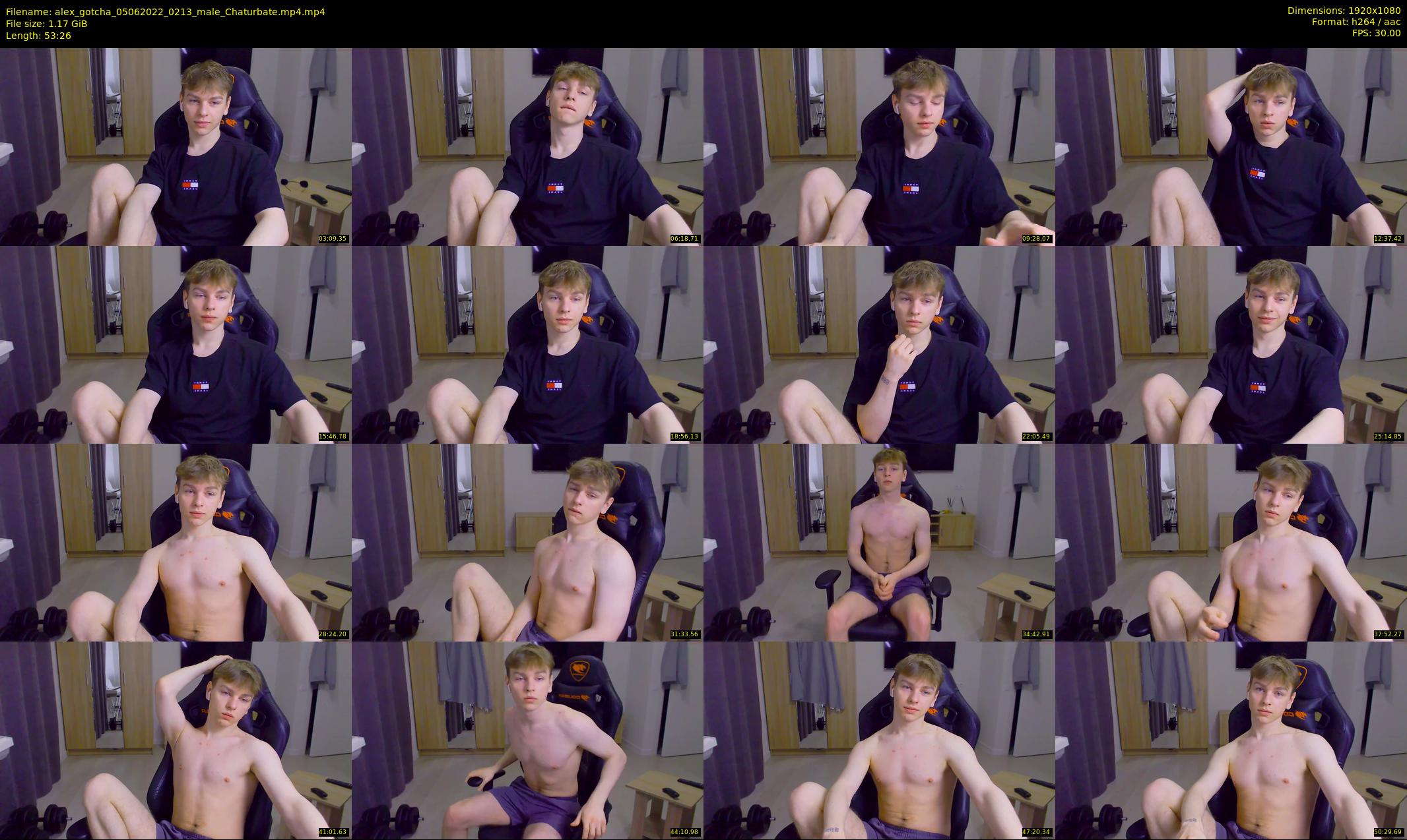 alex_gotcha — 54 minute Chaturbate male cam show recording, 1080p, Jun 5, 2022