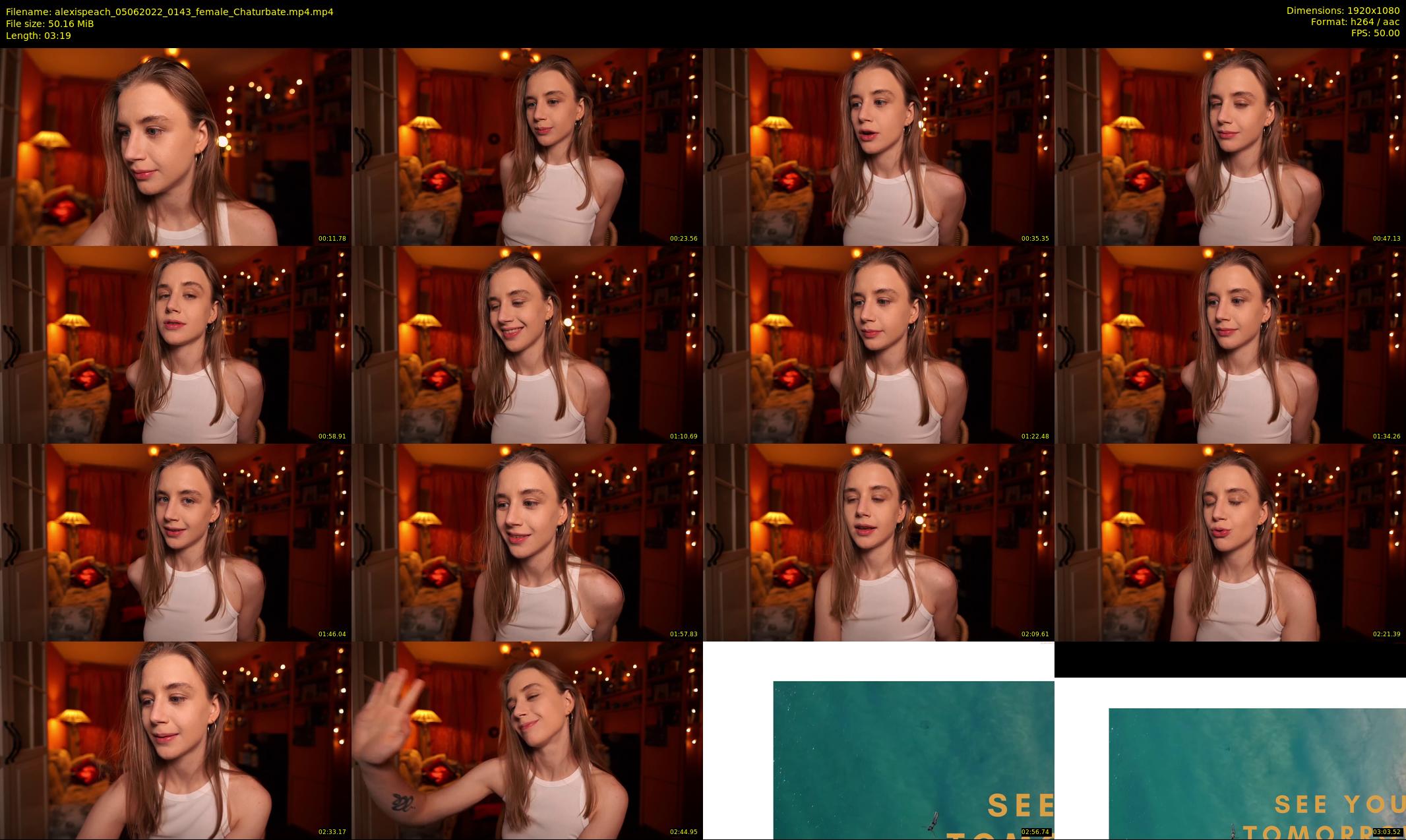 alexispeach — 4 minute Chaturbate female cam show recording, 1080p, Jun 5, 2022