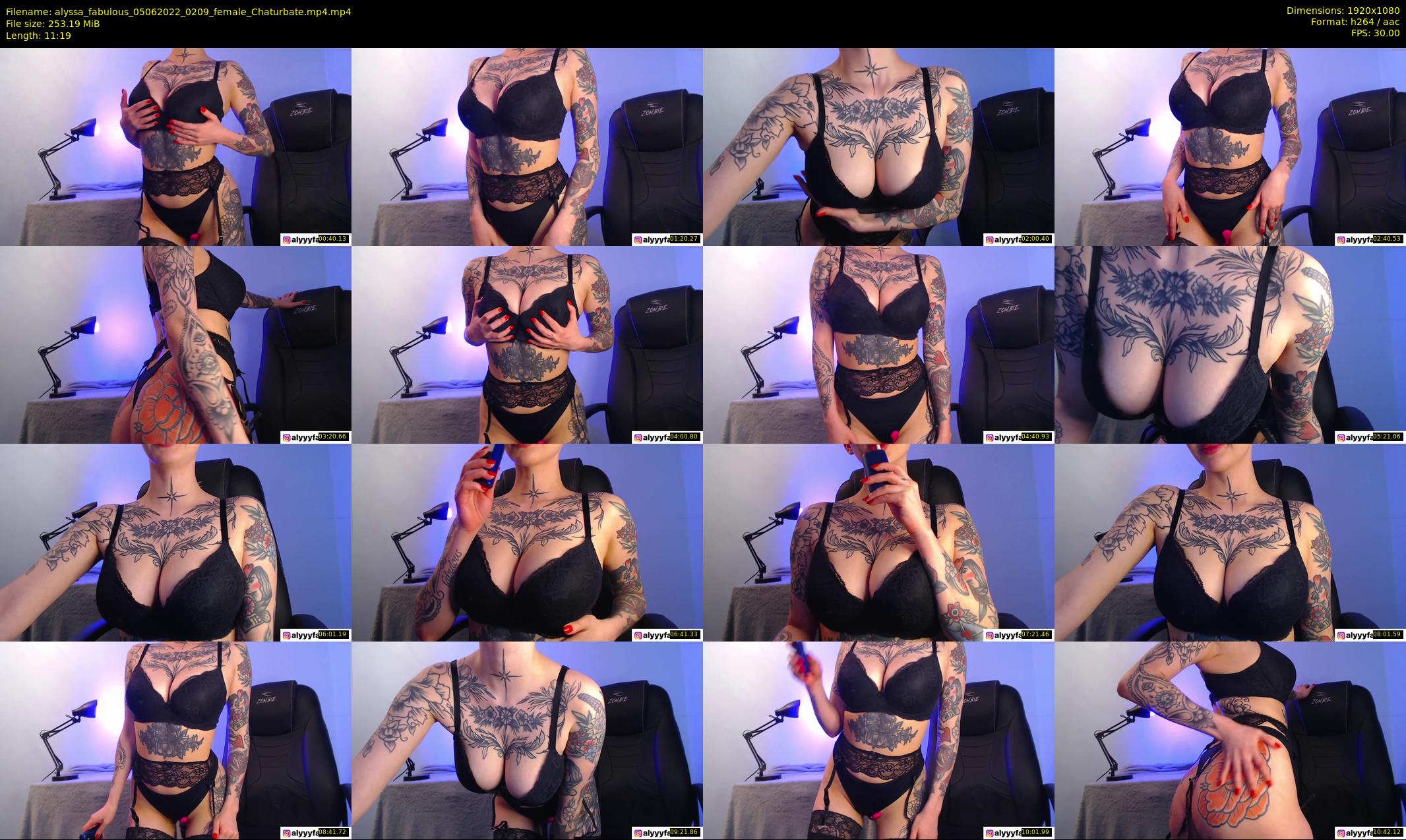 alyssa_fabulous — 12 minute Chaturbate female cam show recording, 1080p, Jun 5, 2022