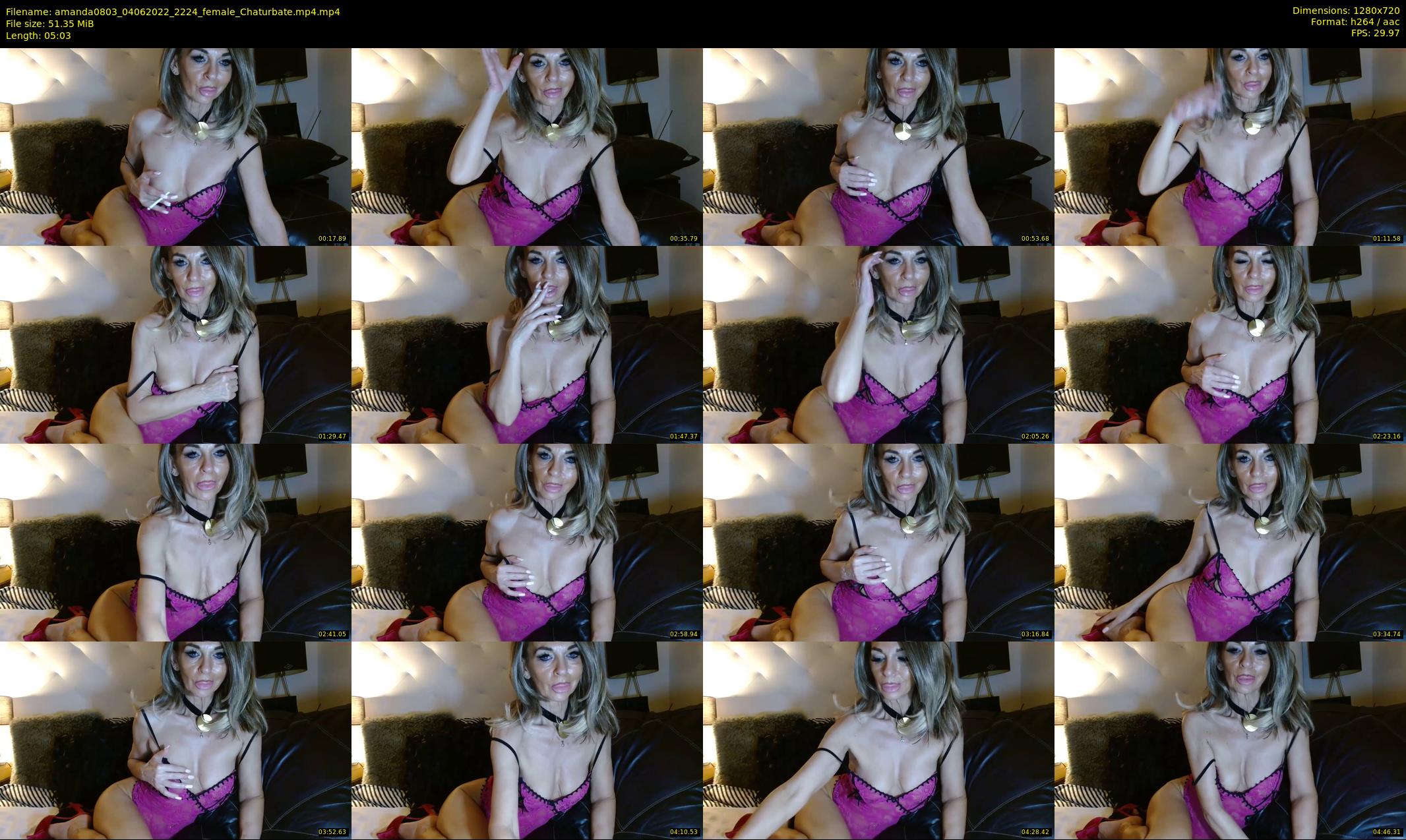 amanda0803 — 6 minute Chaturbate female cam show recording, 720p, Jun 4, 2022