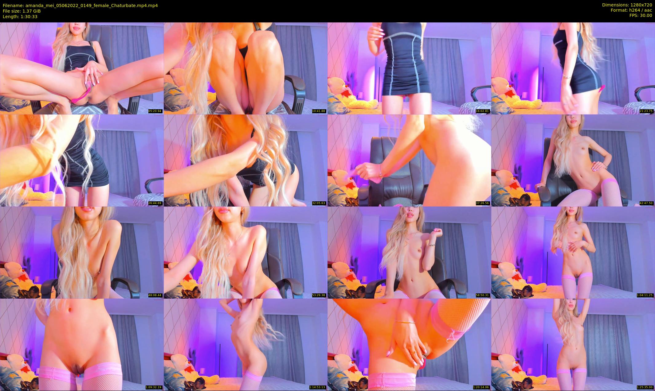 amanda_mei — 91 minute Chaturbate female cam show recording, 720p, Jun 5, 2022