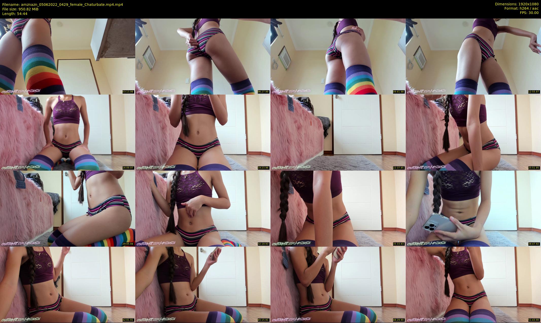 amznazn — 55 minute Chaturbate female cam show recording, 1080p, Jun 5, 2022