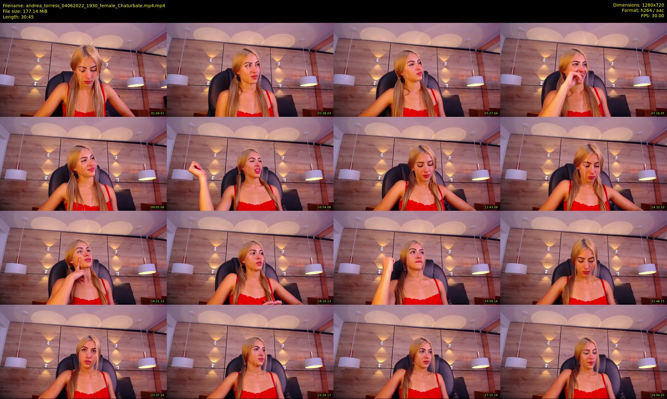 andrea_torress — 31 minute Chaturbate female cam show recording, 720p, Jun 4, 2022