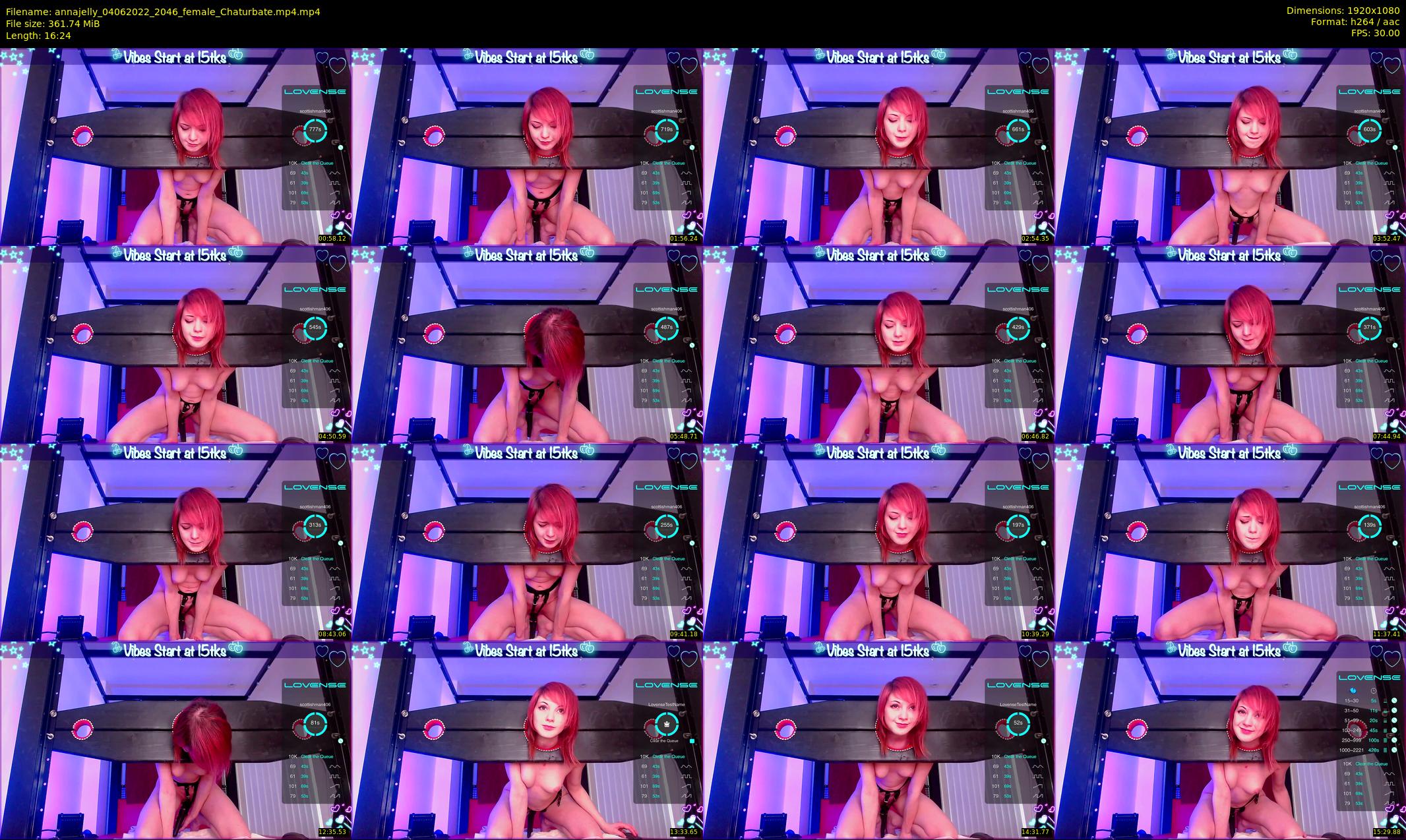 annajelly — 17 minute Chaturbate couple cam show recording, 1080p, Jun 4, 2022