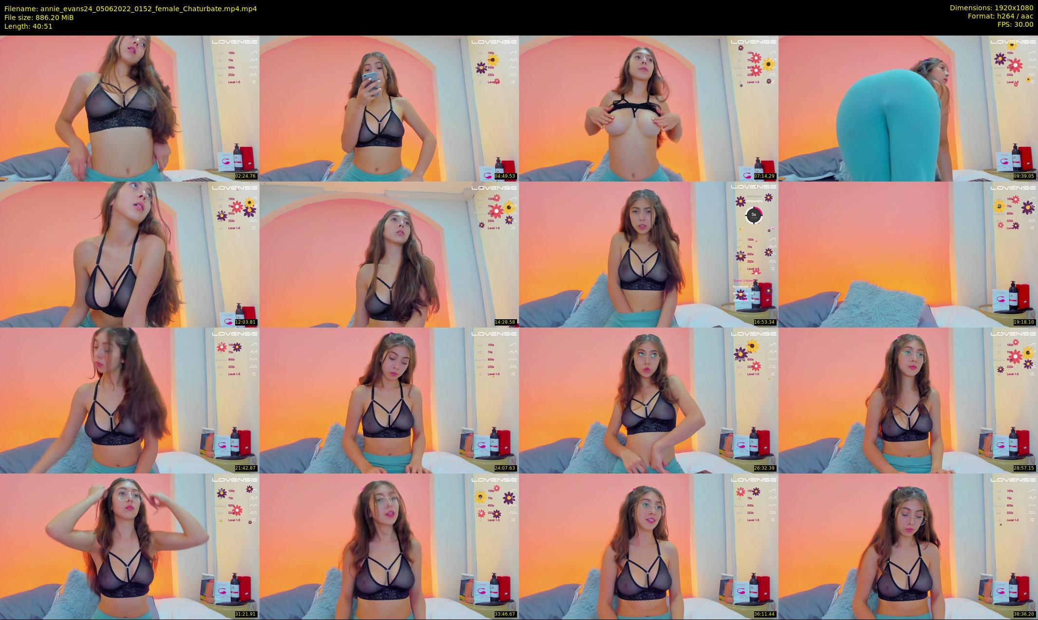 annie_evans24 — 41 minute Chaturbate female cam show recording, 1080p, Jun 5, 2022