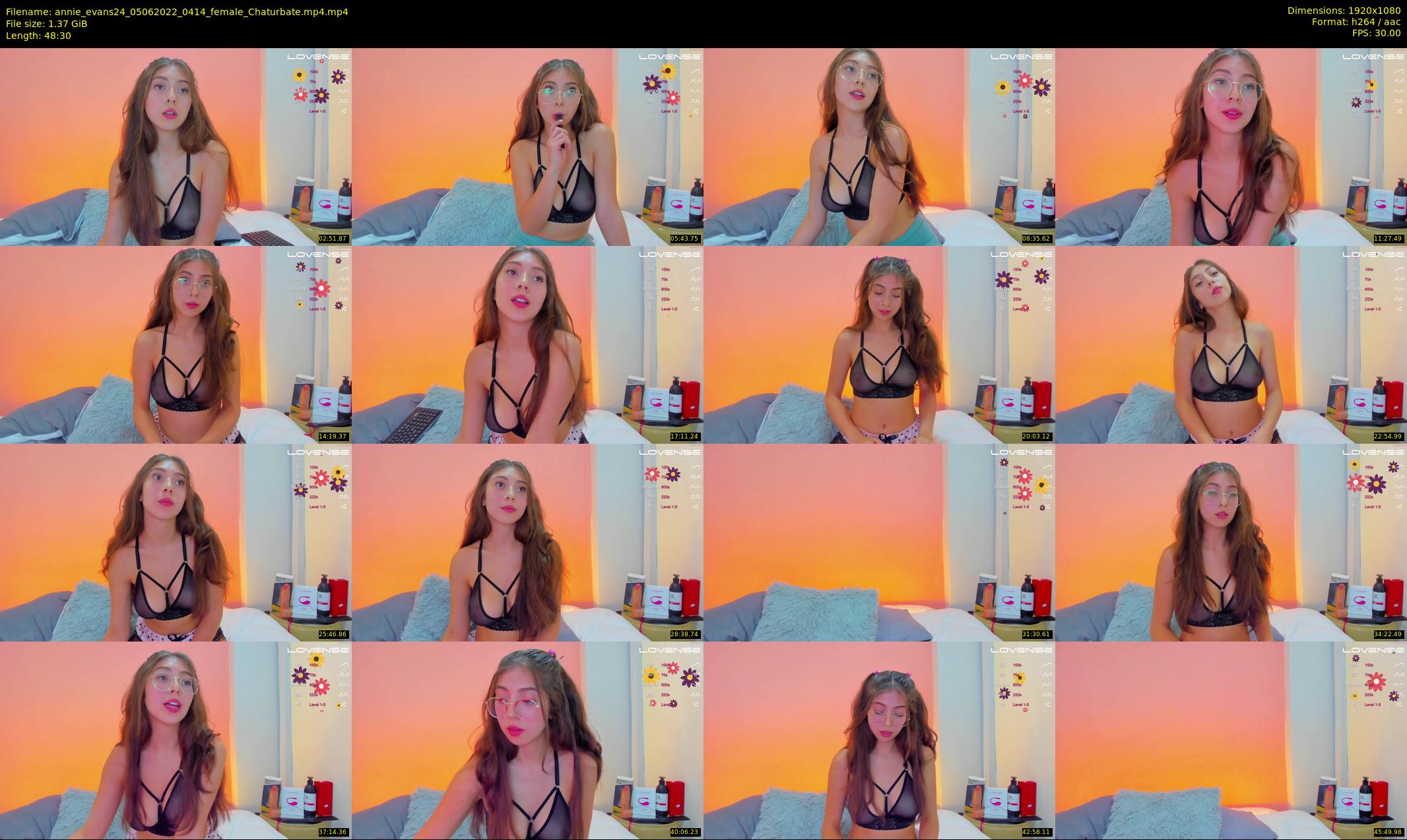annie_evans24 — 49 minute Chaturbate female cam show recording, 1080p, Jun 5, 2022
