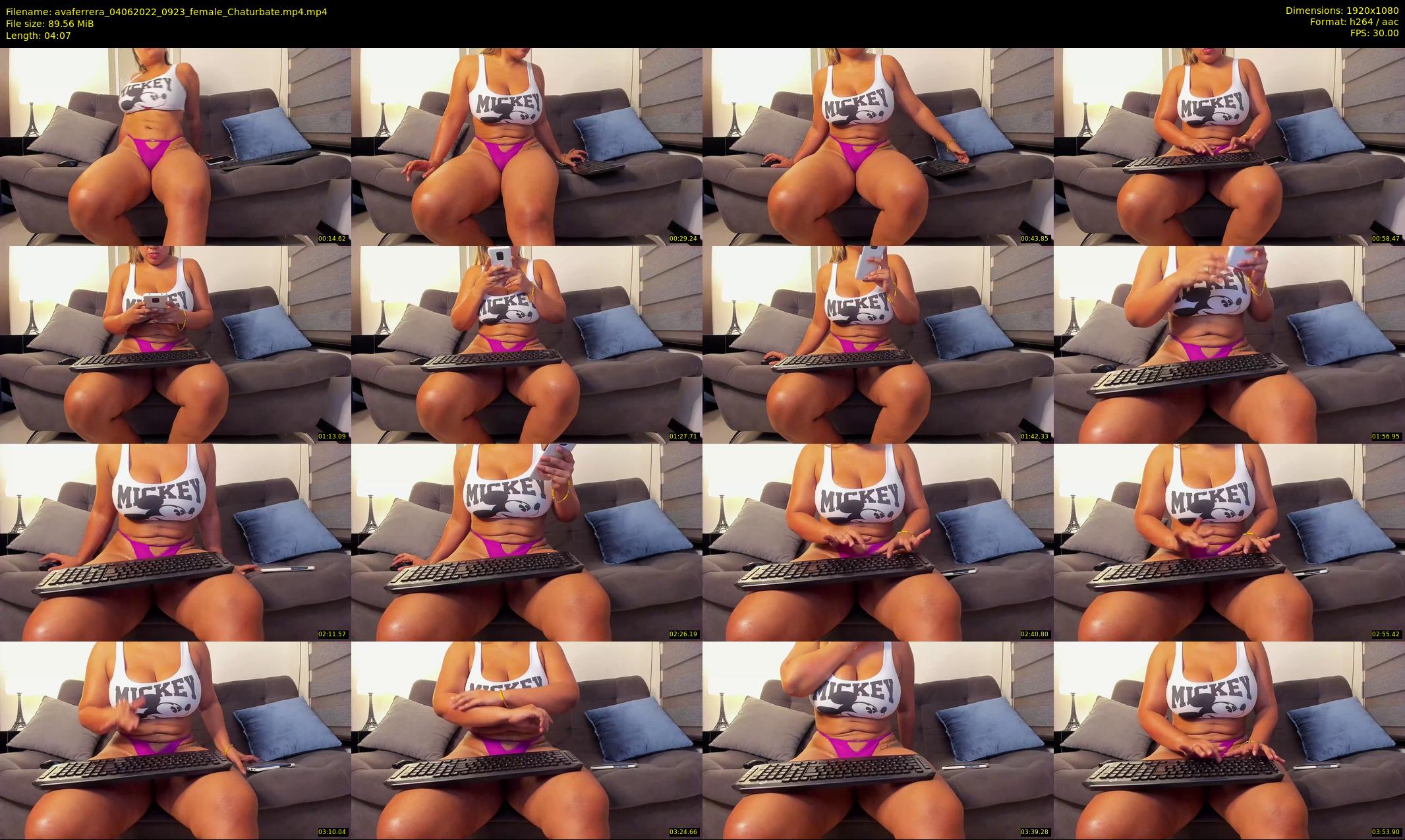 avaferrera — 5 minute Chaturbate female cam show recording, 1080p, Jun 4, 2022
