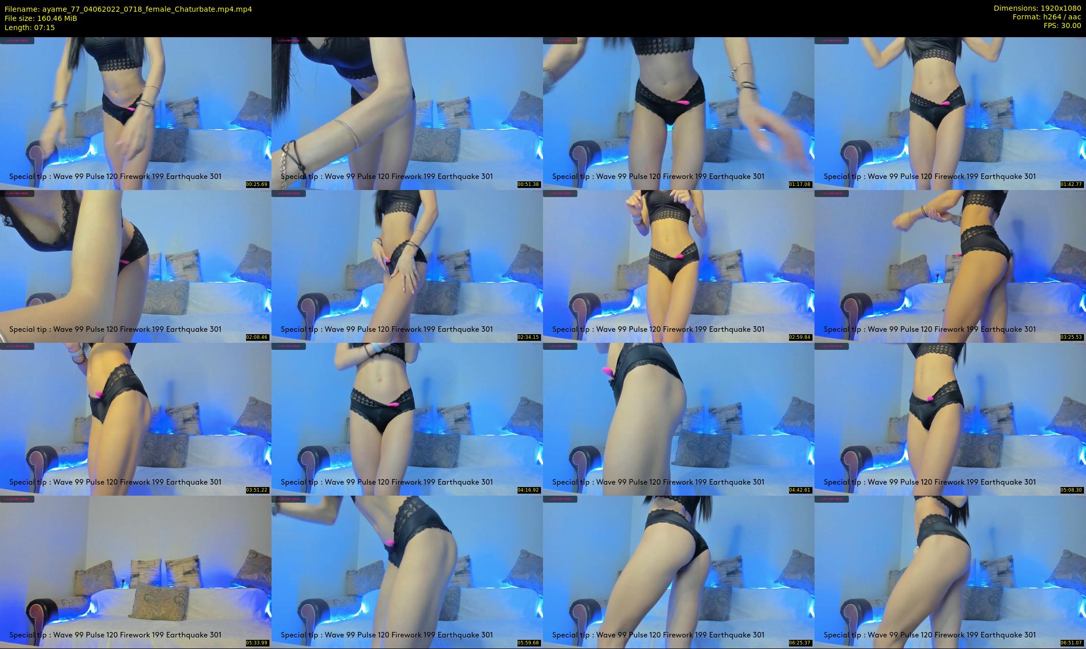 ayame_77 — 8 minute Chaturbate female cam show recording, 1080p, Jun 4, 2022