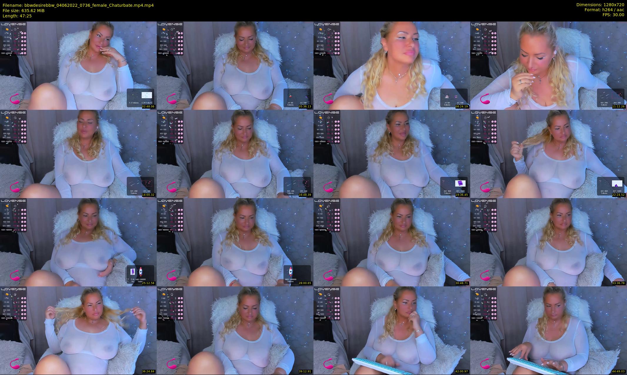 bbwdesirebbw — 48 minute Chaturbate female cam show recording, 720p, Jun 4, 2022