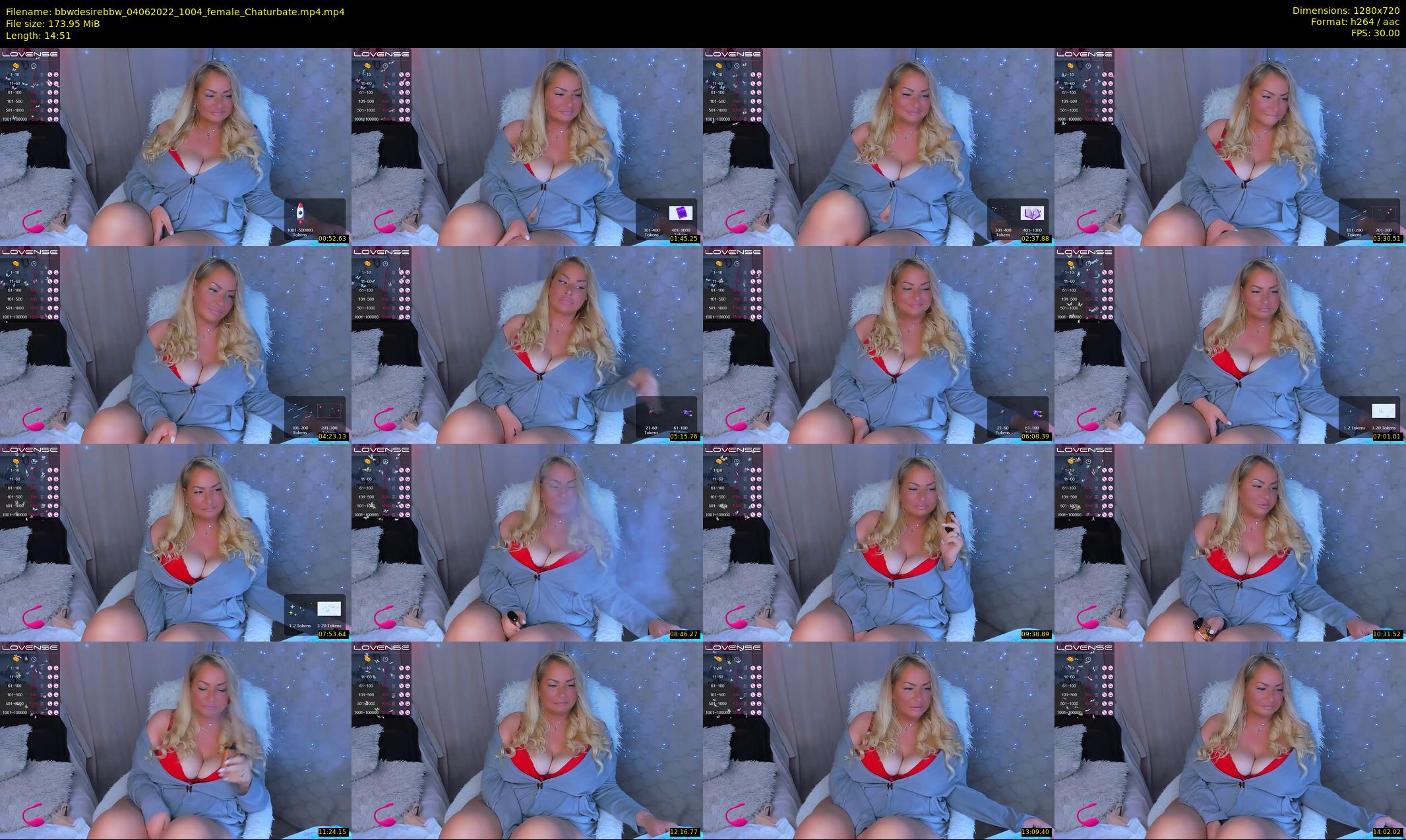 bbwdesirebbw — 15 minute Chaturbate female cam show recording, 720p, Jun 4, 2022