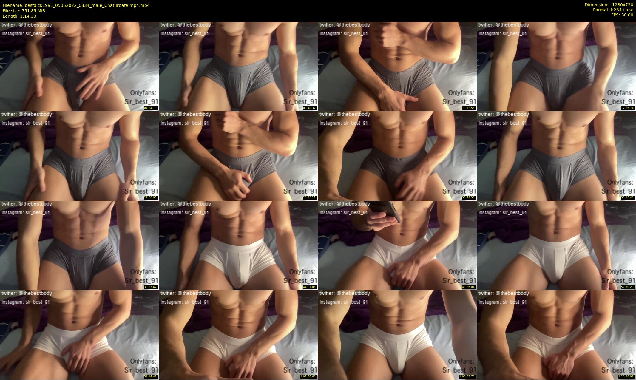 bestdick1991 — 75 minute Chaturbate male cam show recording, 720p, Jun 5, 2022